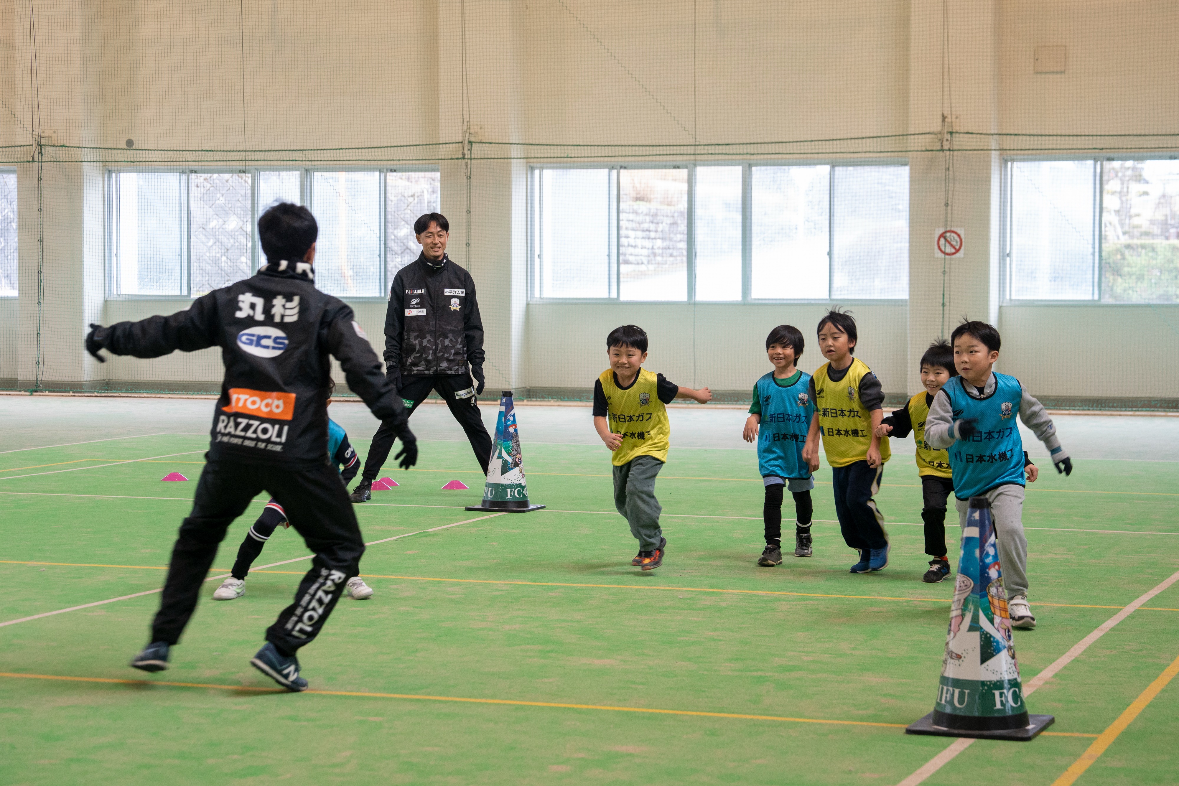FC岐阜子どもサッカー教室が開かれました