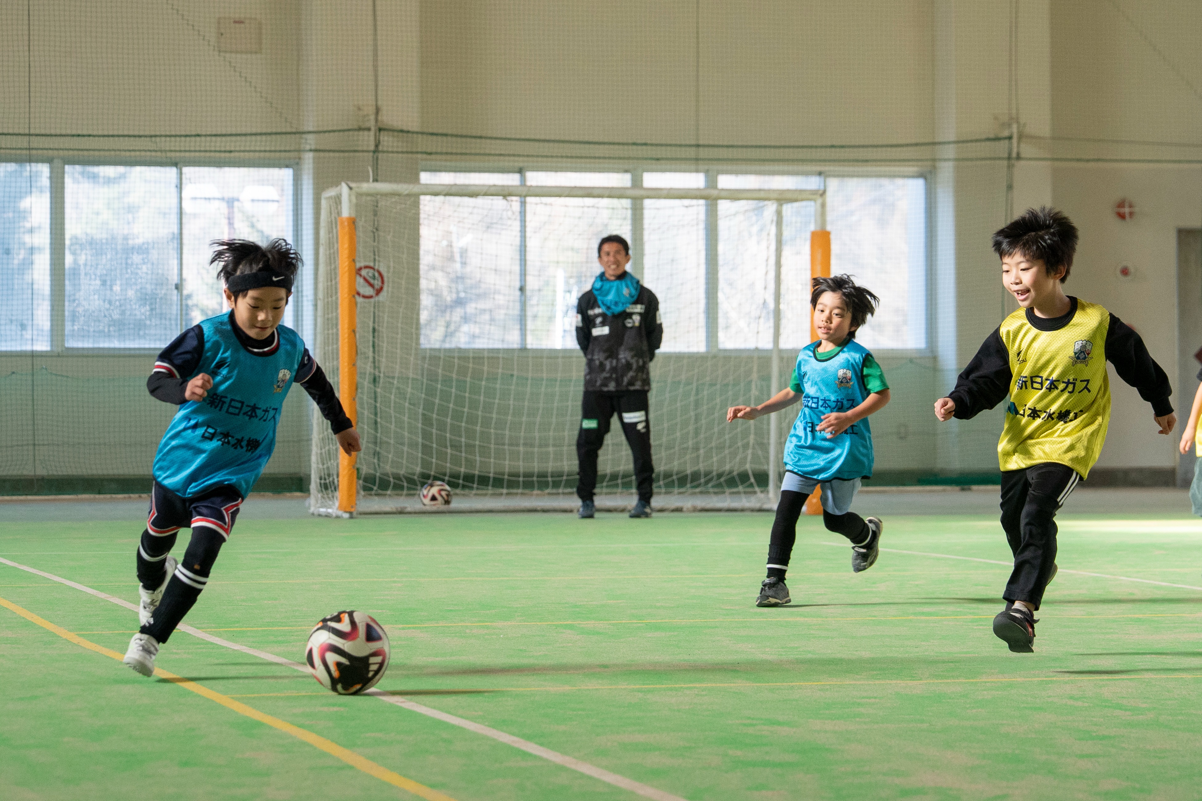 FC岐阜子どもサッカー教室が開かれました