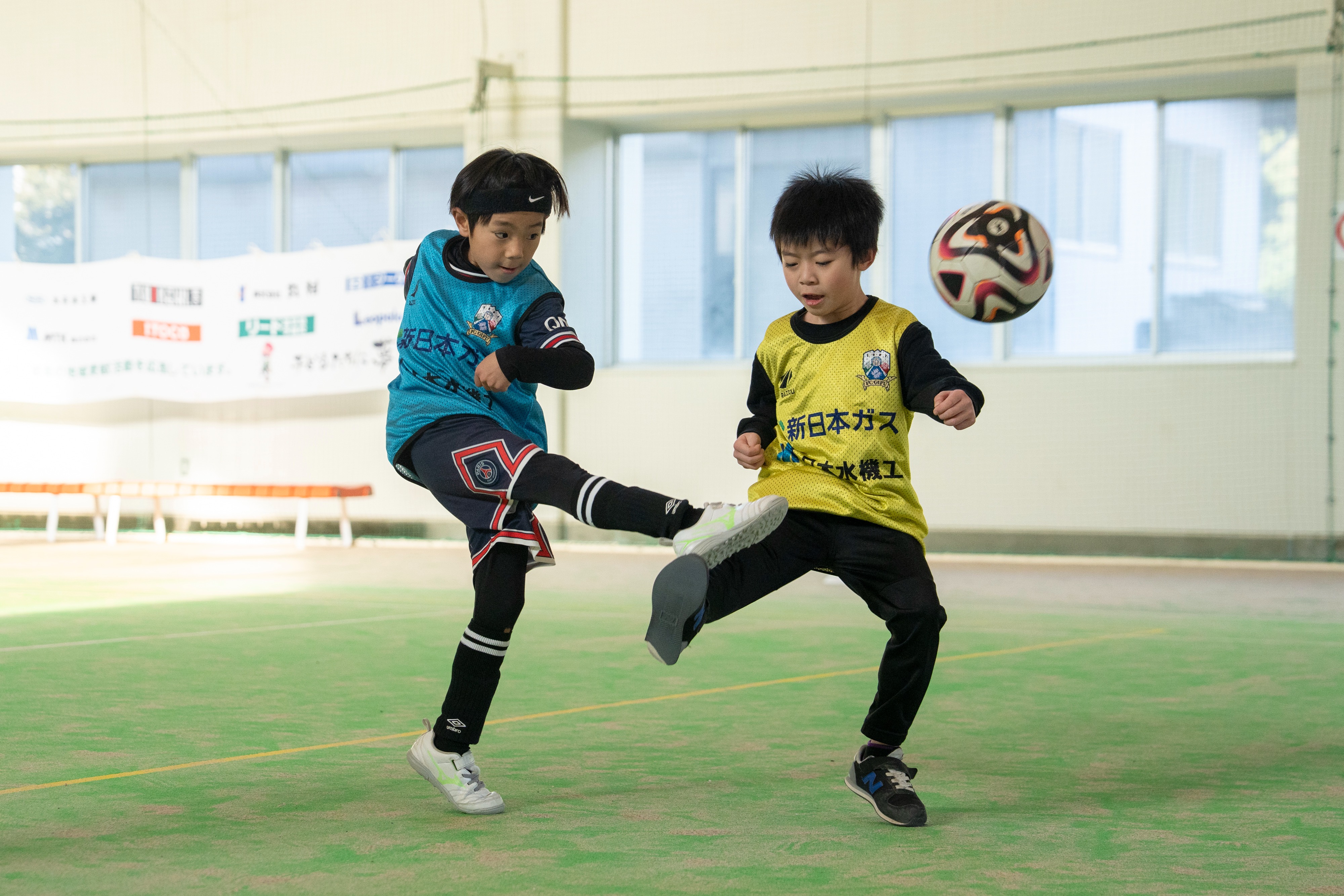 FC岐阜子どもサッカー教室が開かれました