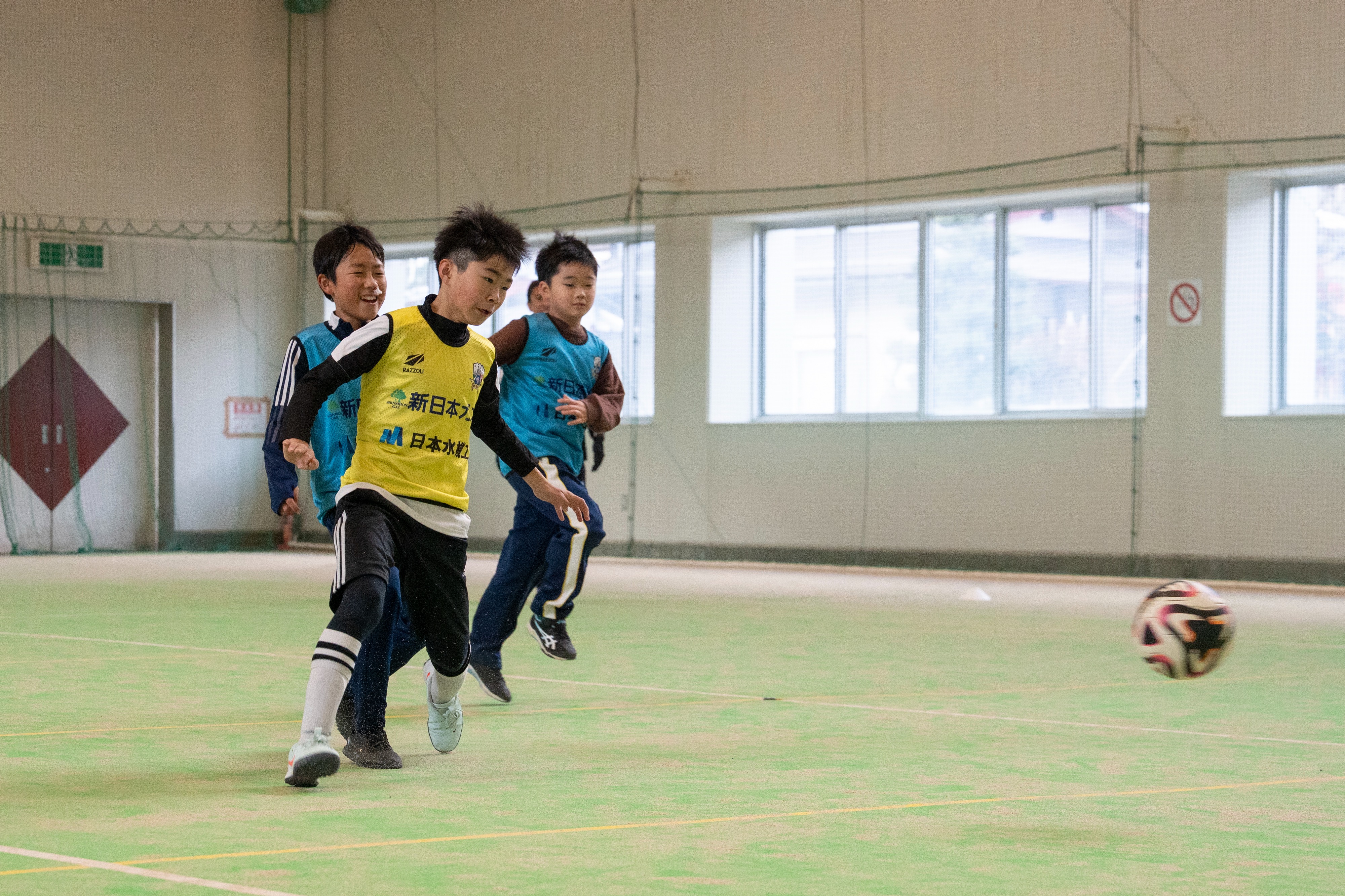 FC岐阜子どもサッカー教室が開かれました