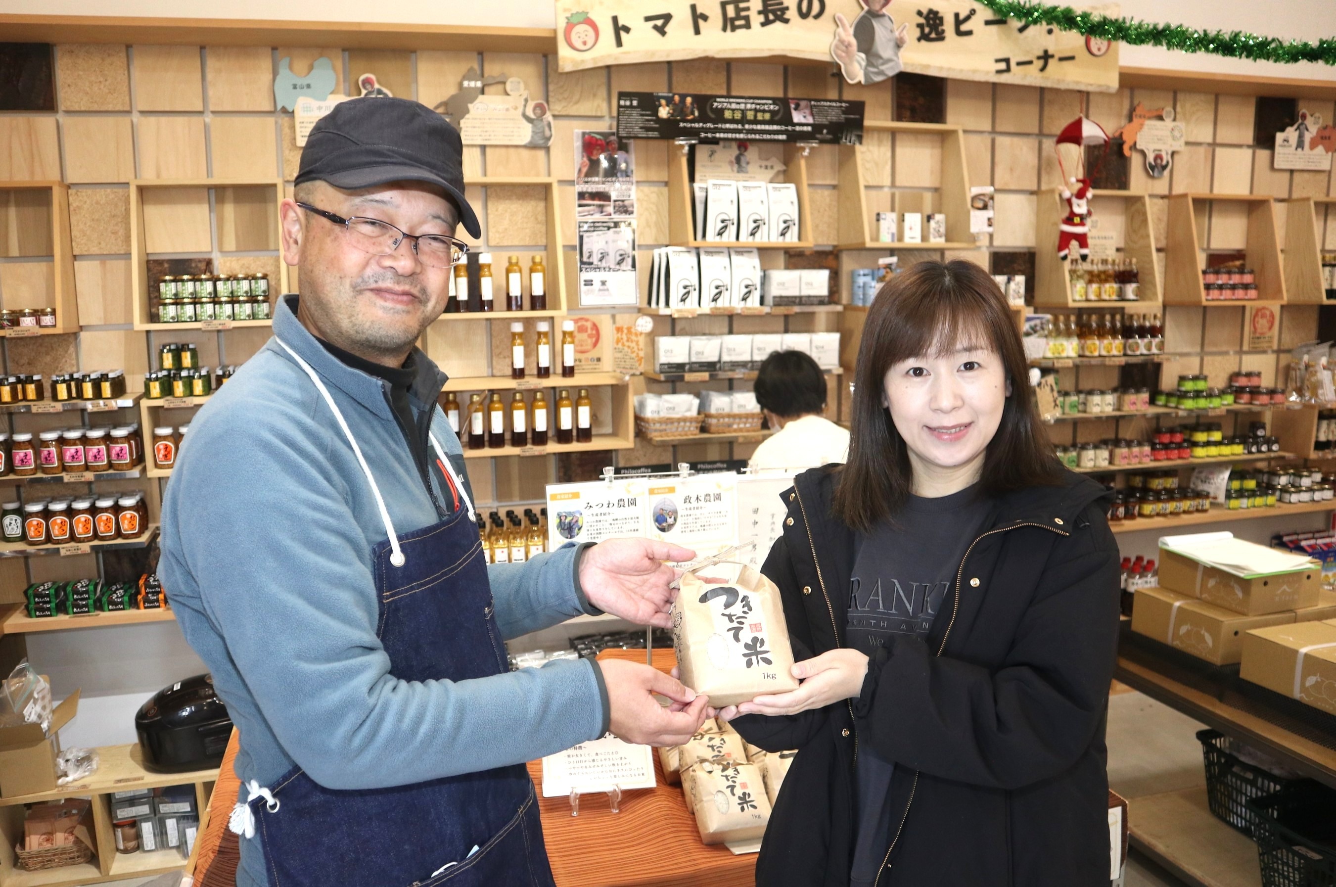 グランプリ受賞に輝いた「プレミアム米フェア」を開催