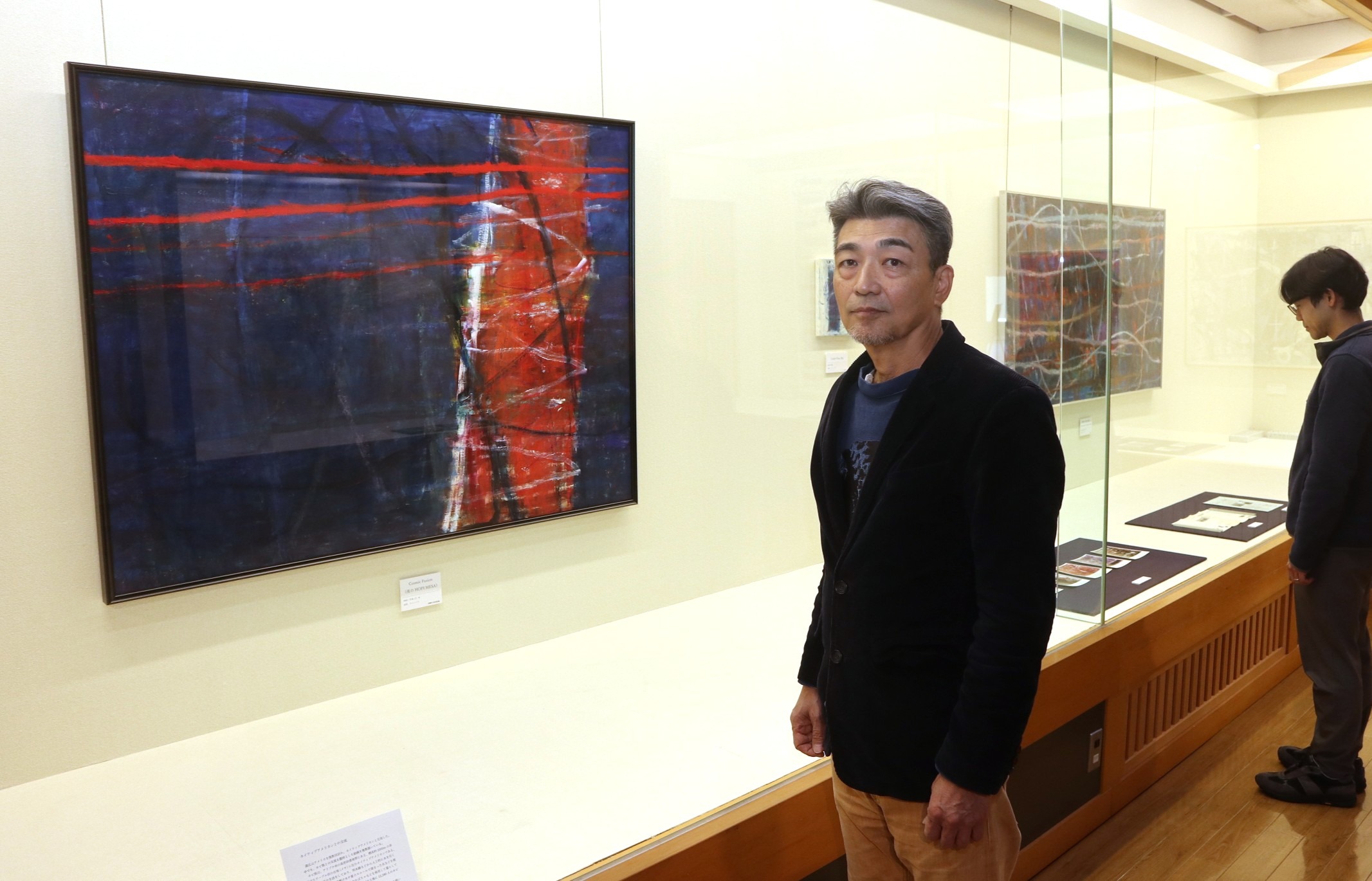 古川町出身の現代アート作家・蒲雄二さんの「追悼展」開催中