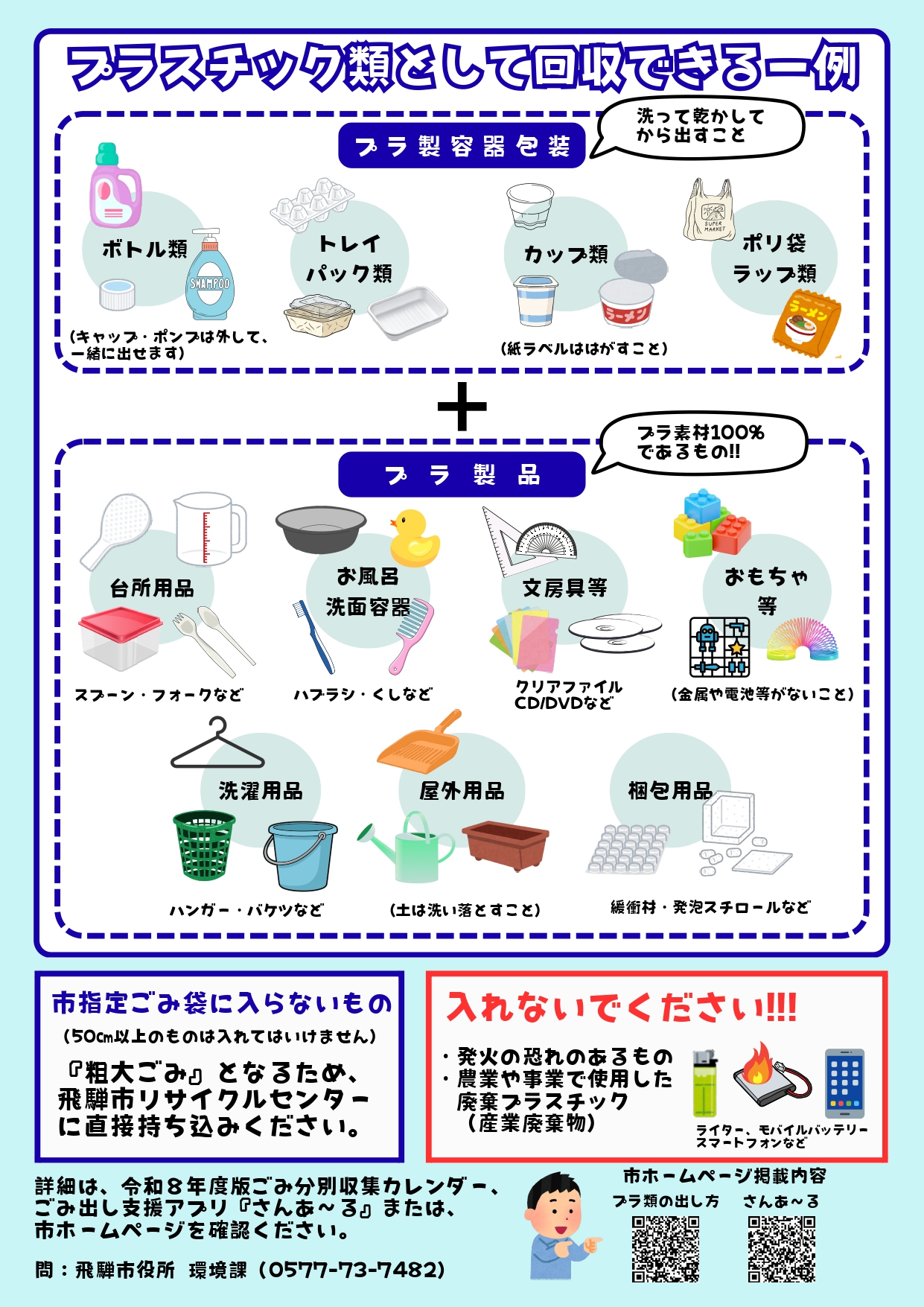 プラスチックごみの出し方が変わります！
