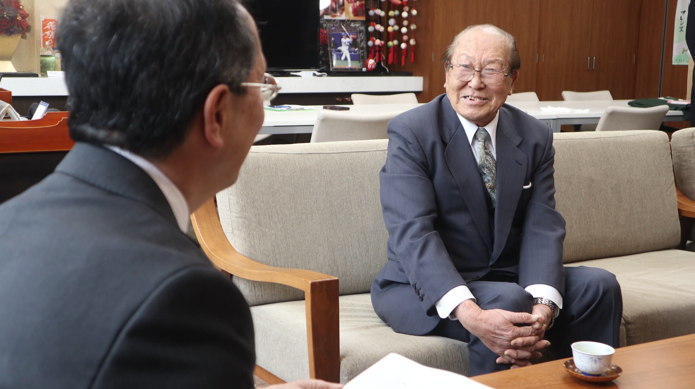 古川町の森下さんが高齢者叙勲「瑞宝双光章」を受章されました