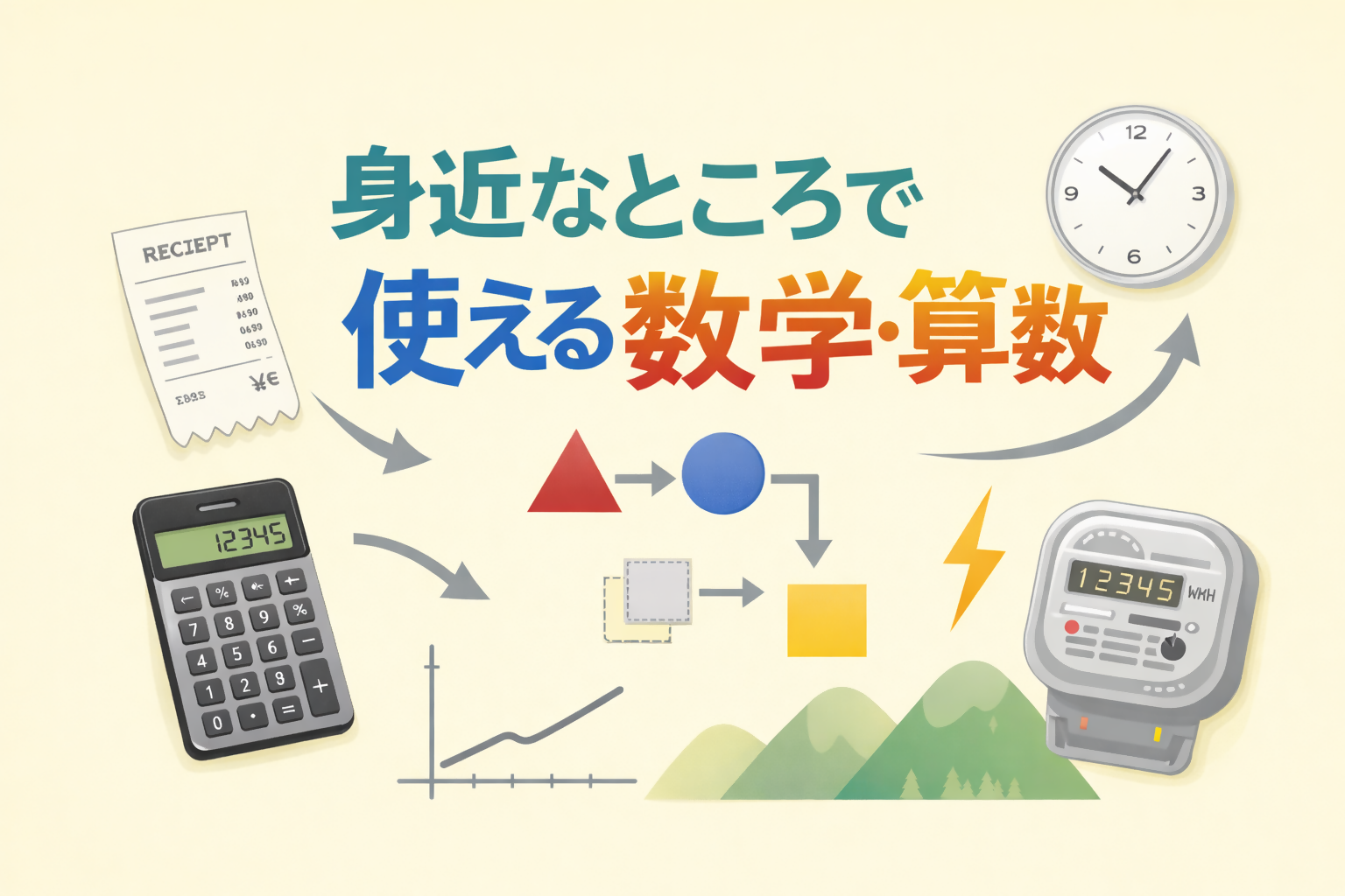 身近なところで使える数学・算数