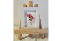 リボン刺繡でカーネーションを刺してみませんか？