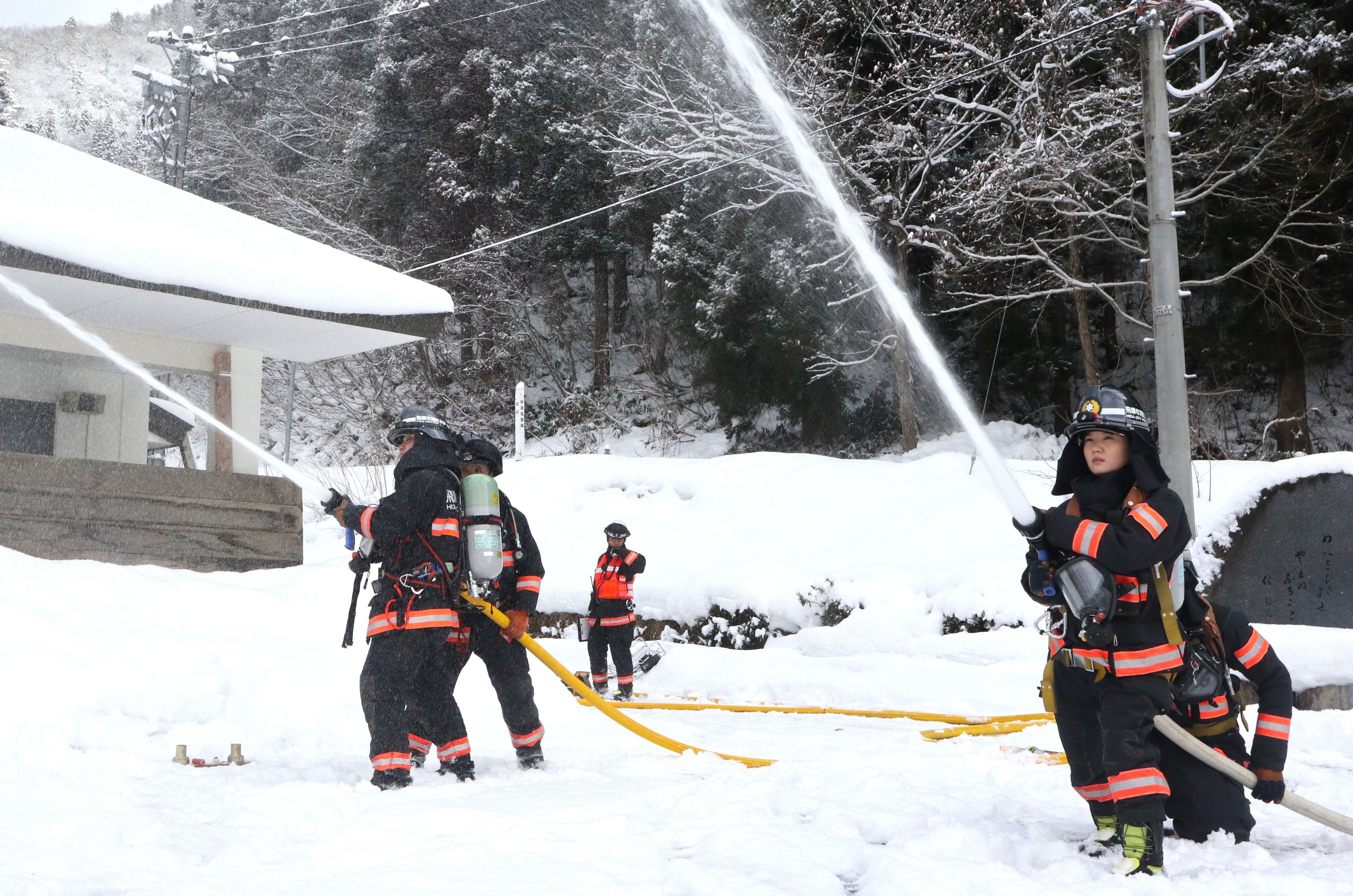 「文化財防火デー」に伴う消防訓練を実施しました