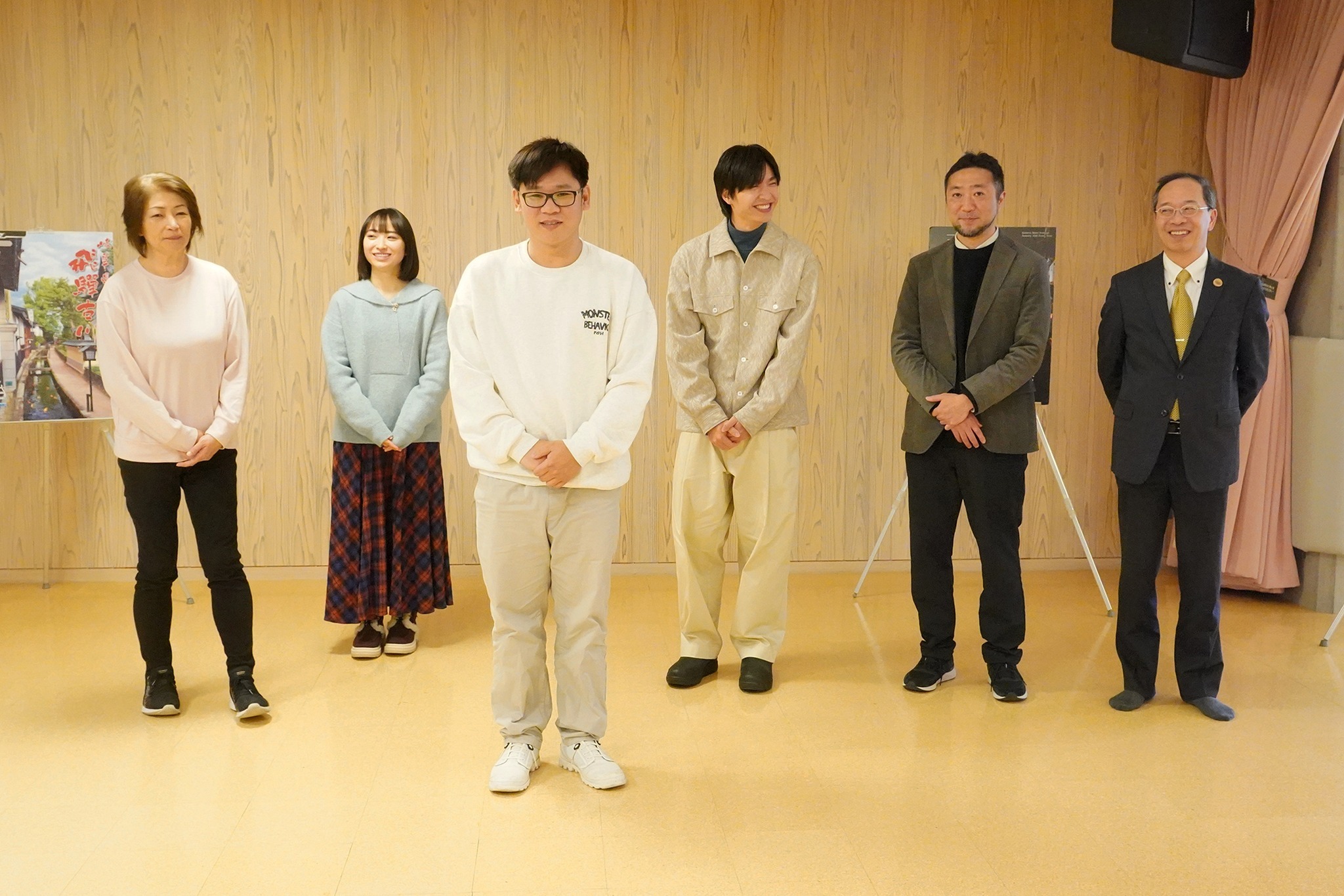 飛騨市を舞台にした日台合作映画『星の音』の制作発表会見が行われました