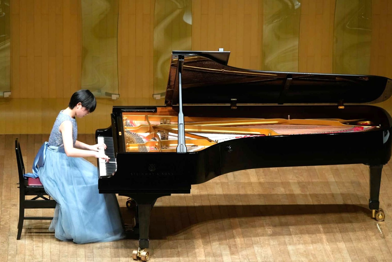 古川中1年生の井上佳音さんがバッハコンクールで「金賞」受賞