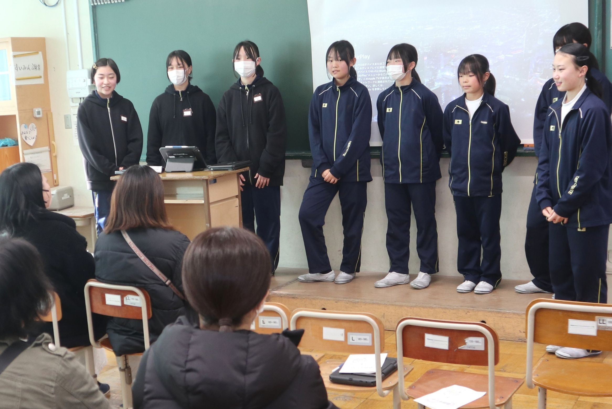 防災マイプロに取り組む古川中生徒が1年間の成果を発表しました