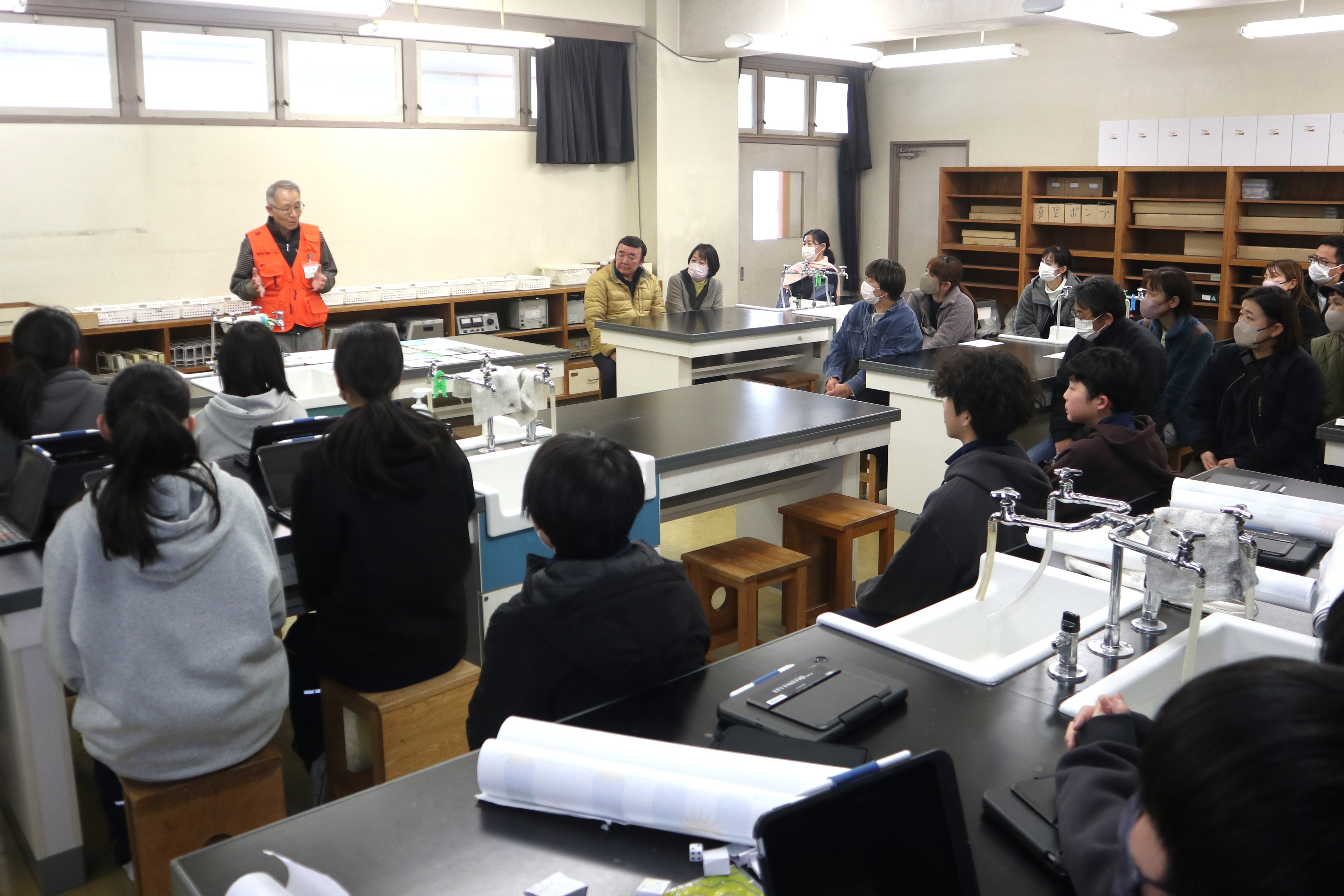 防災マイプロに取り組む古川中生徒が1年間の成果を発表しました