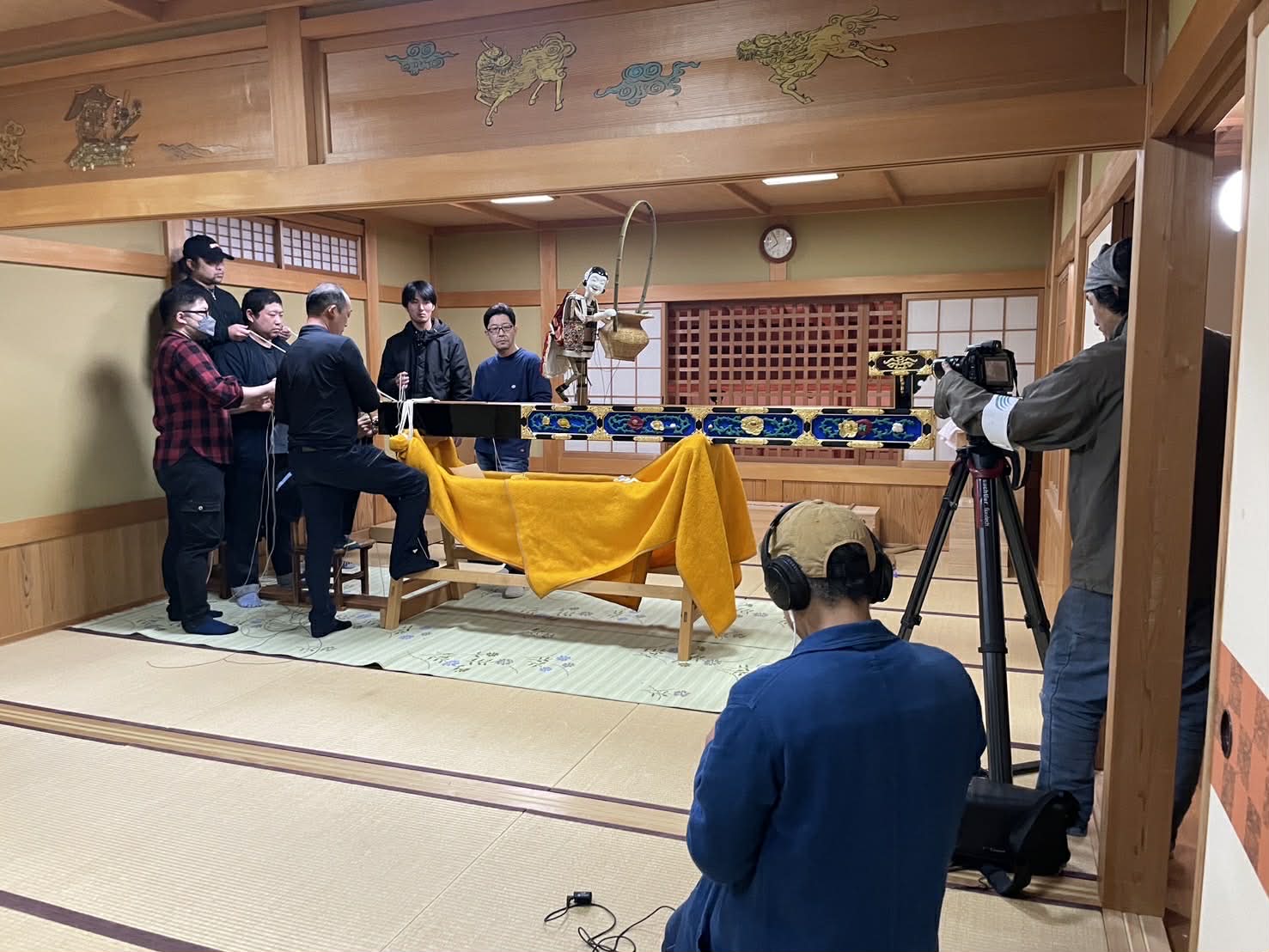 撮影時の様子