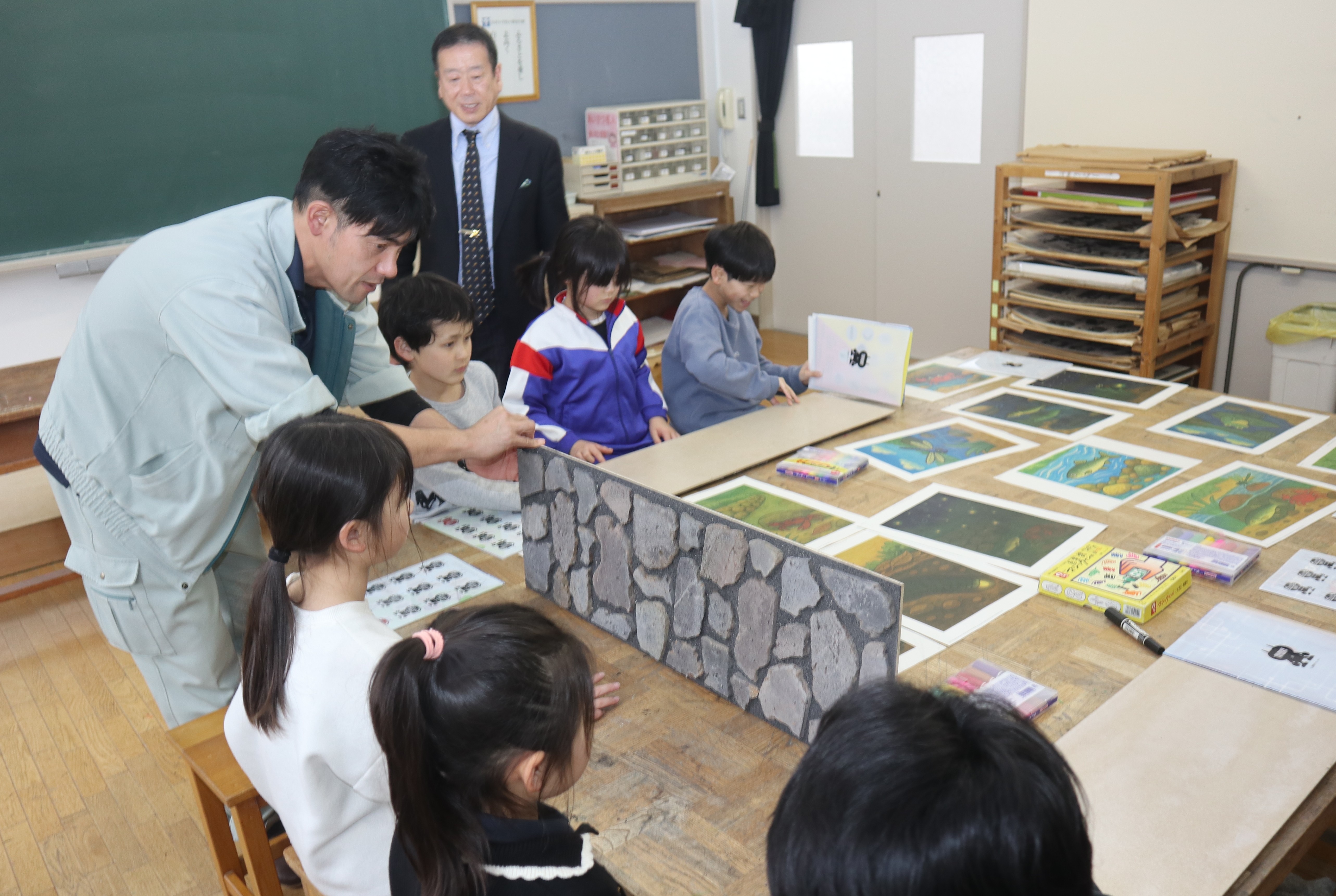 “ふるさとへの思い”描こう…宮川小児童がビオトープ再生に協力