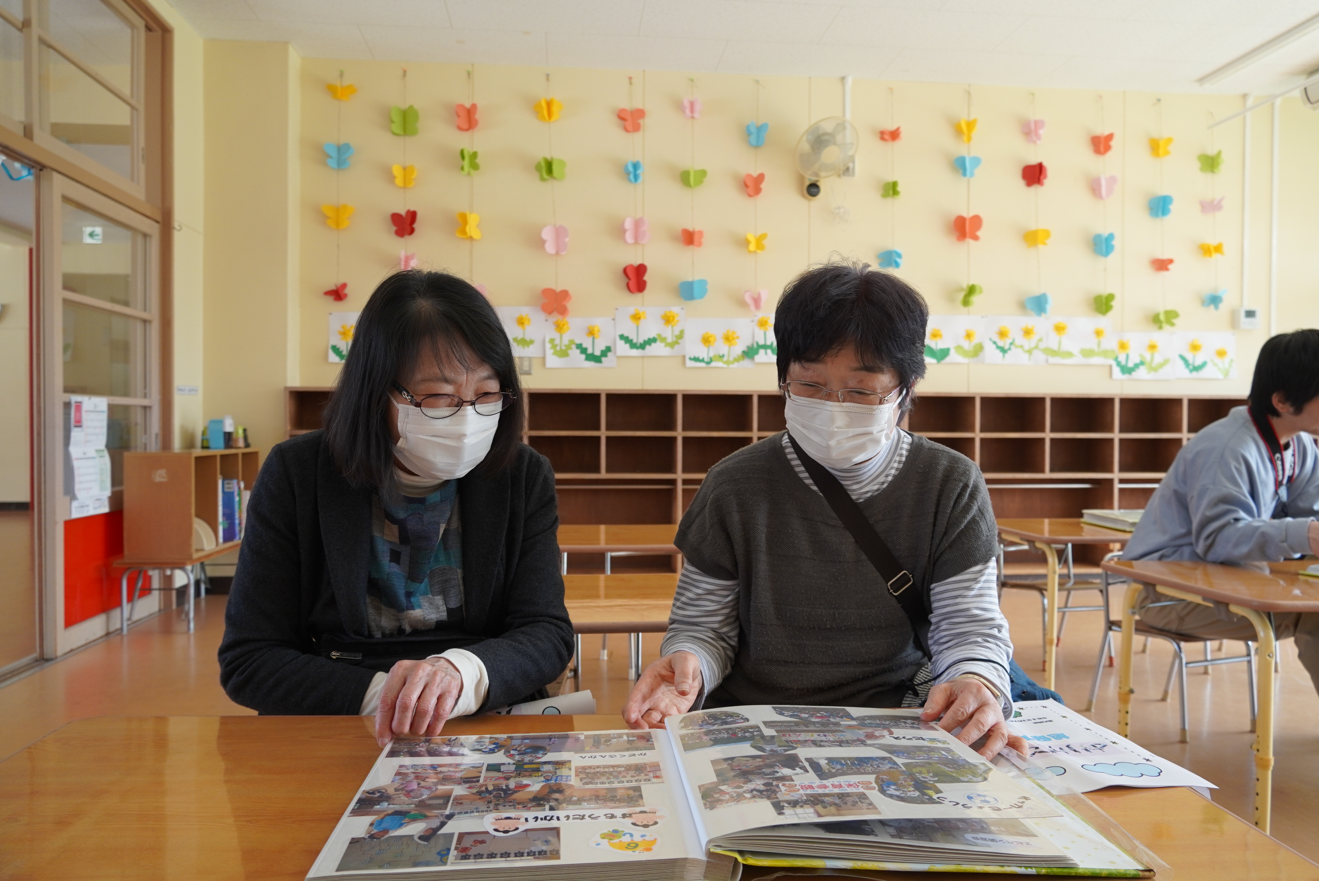 飛騨市立旭保育園が閉園前に園内一般開放、168名が訪問し思い出に浸る
