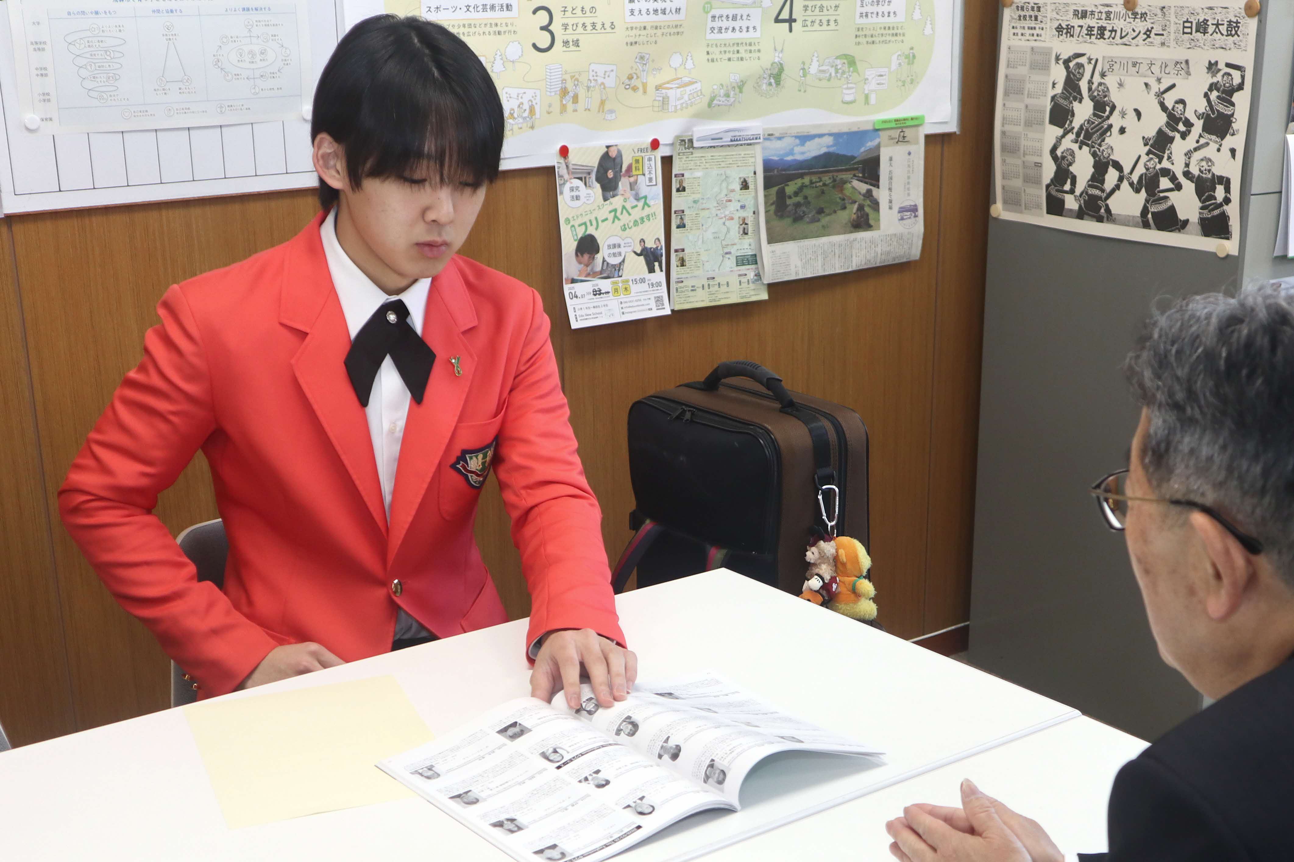 古川中出身のサックス奏者鎌村陸斗さんが「日本ジュニア管打楽器コンクール」に出場