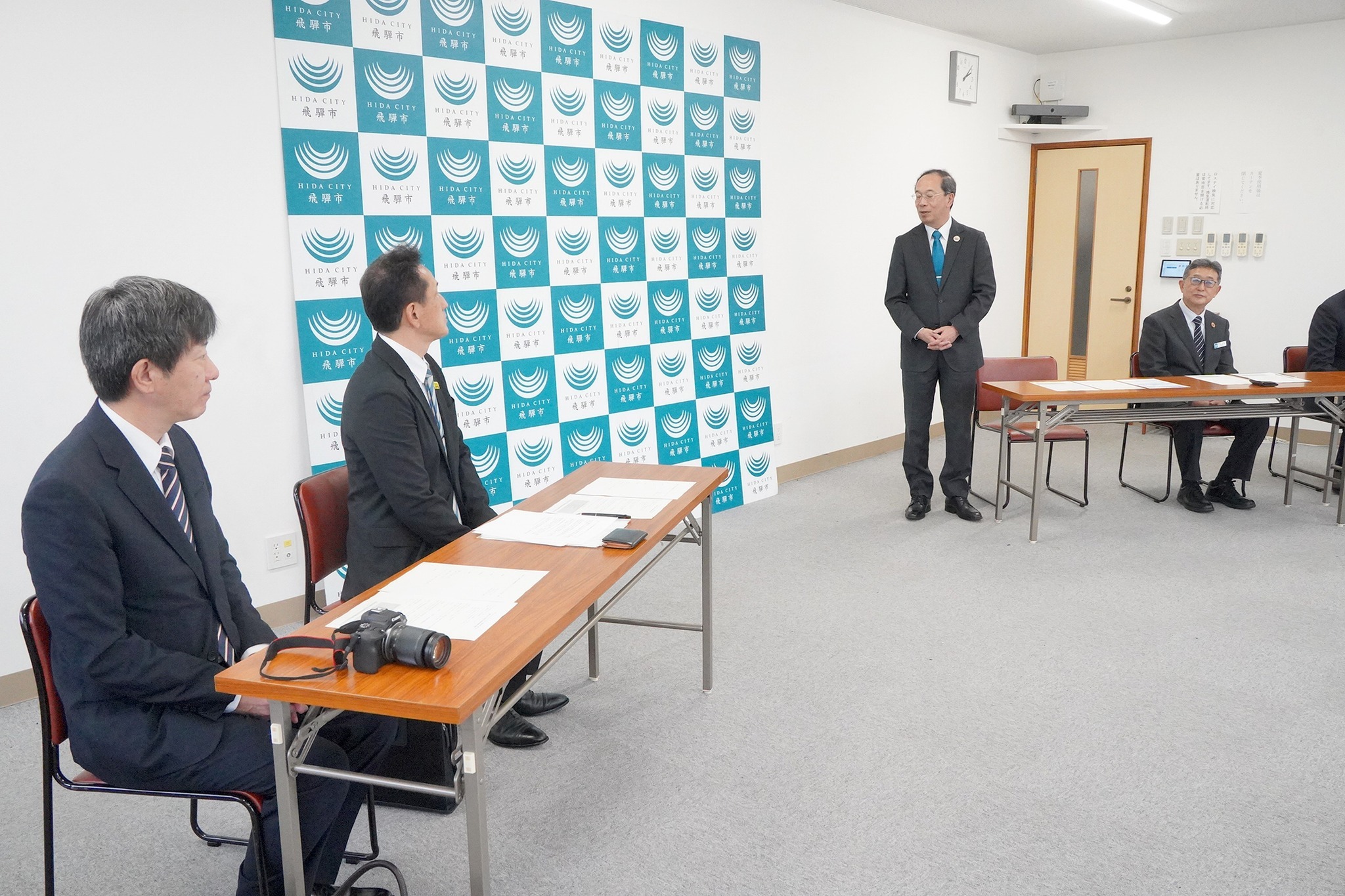 企業版ふるさと納税で多額のご寄附をいただいたひだしんイノベーションパートナーズ（株）へ感謝状