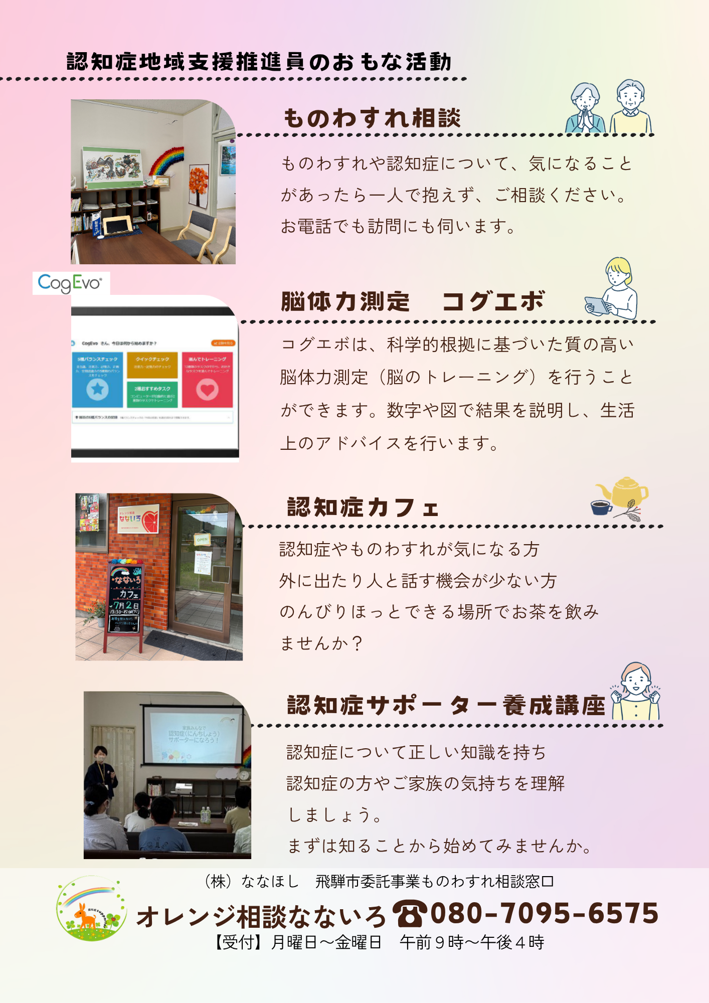 オレンジ相談なないろチラシ裏面