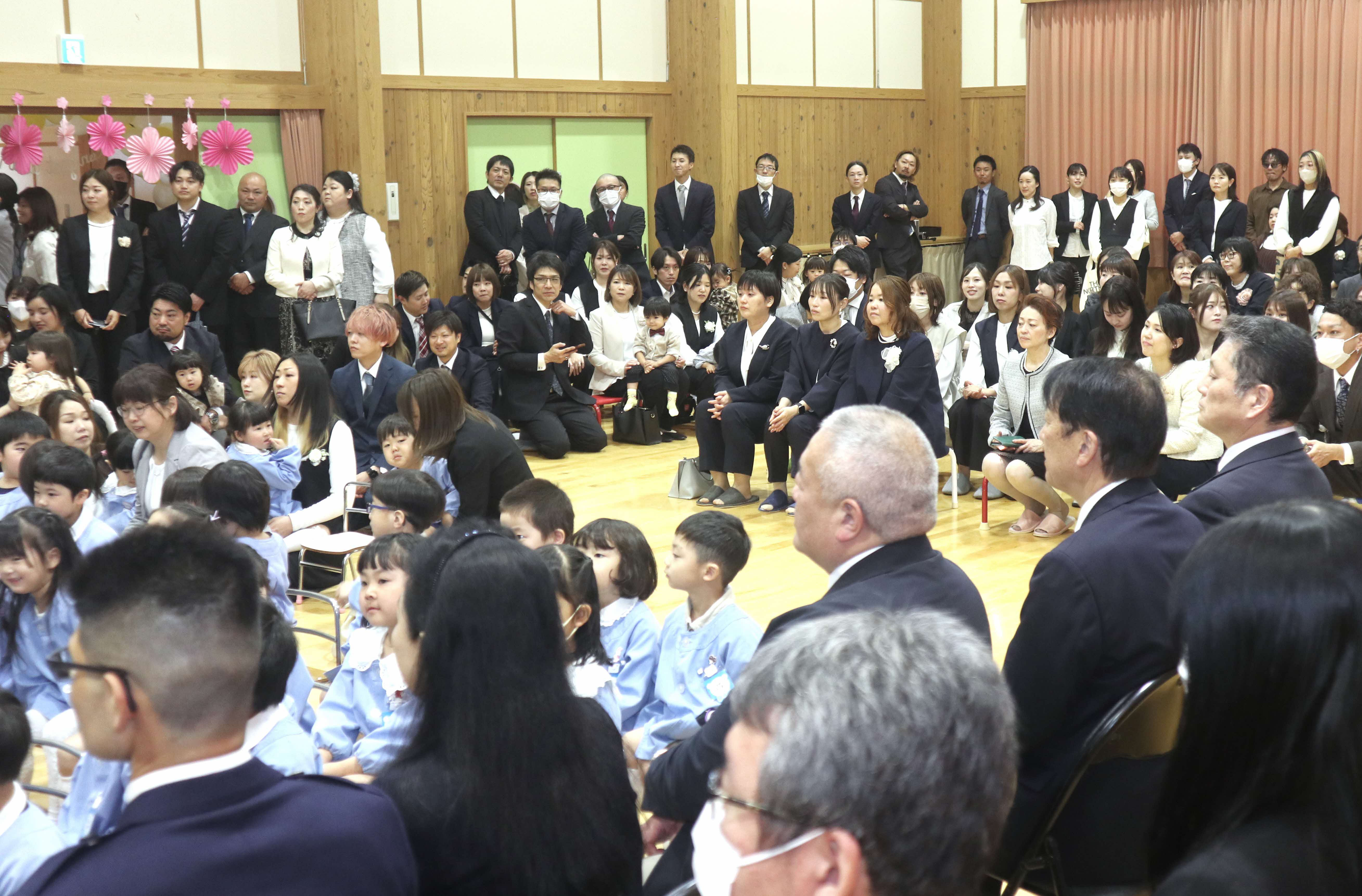 神岡町の保育園再編で新たに「神岡こども園」が開園しました