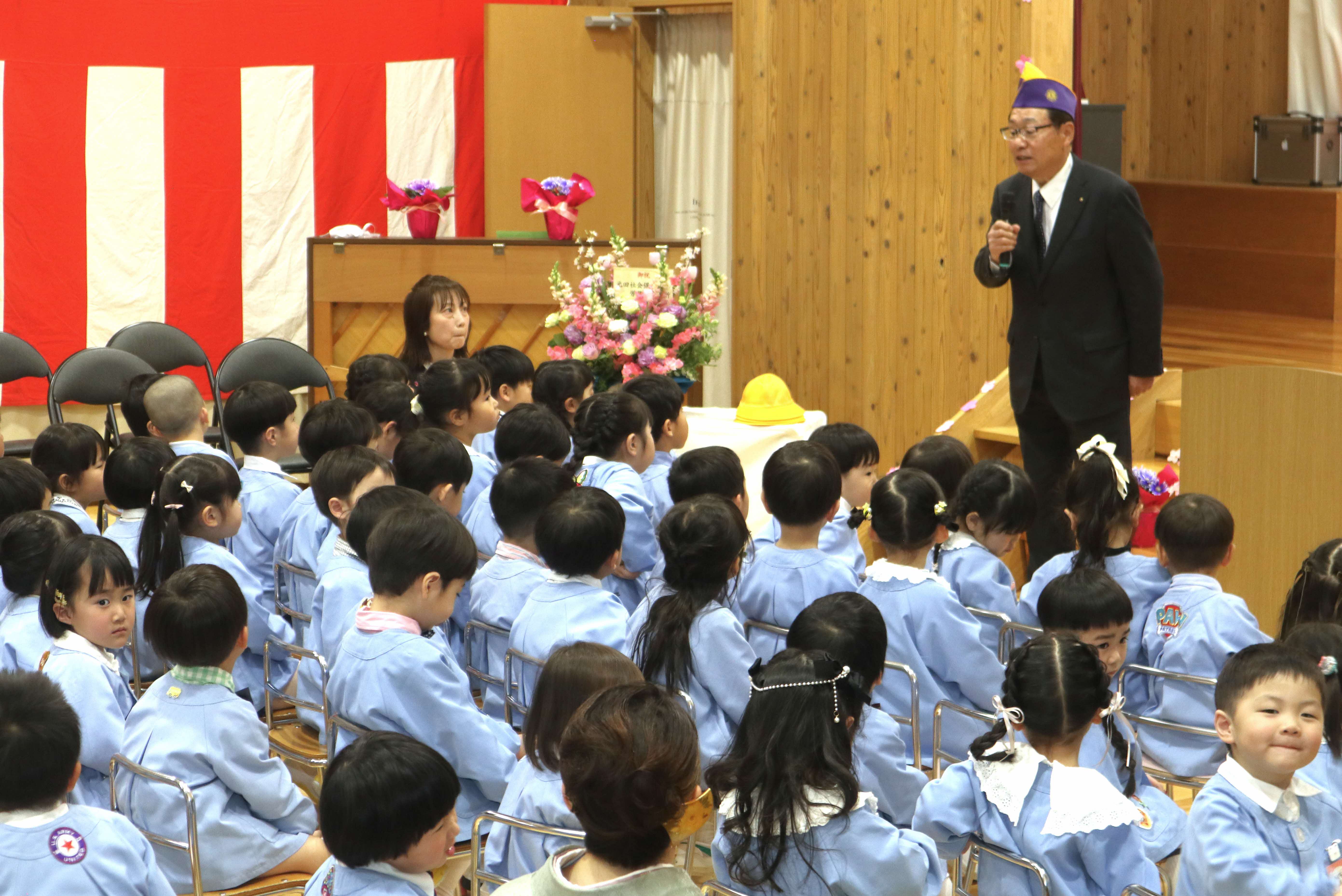 神岡町の保育園再編で新たに「神岡こども園」が開園しました