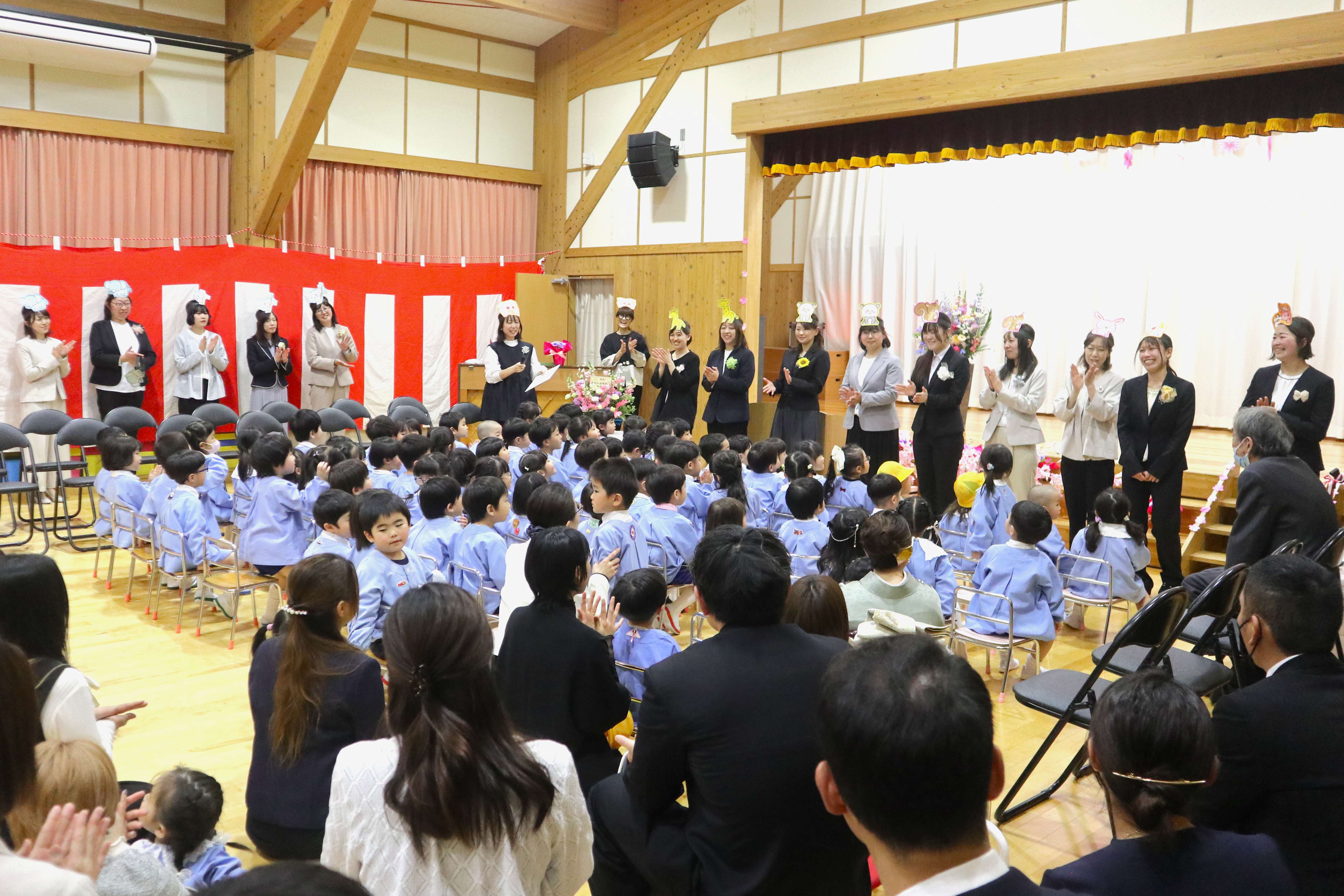 神岡町の保育園再編で新たに「神岡こども園」が開園しました