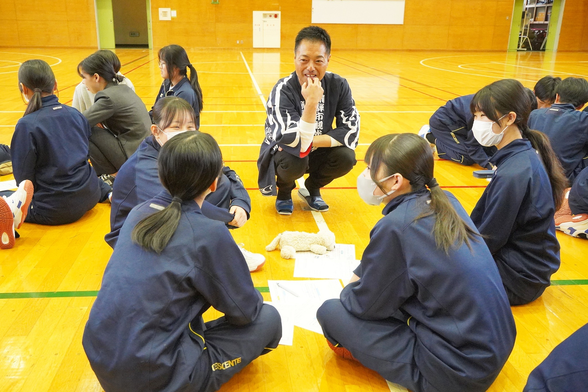 今年度の「古中マイプロ」実施に向けて講話