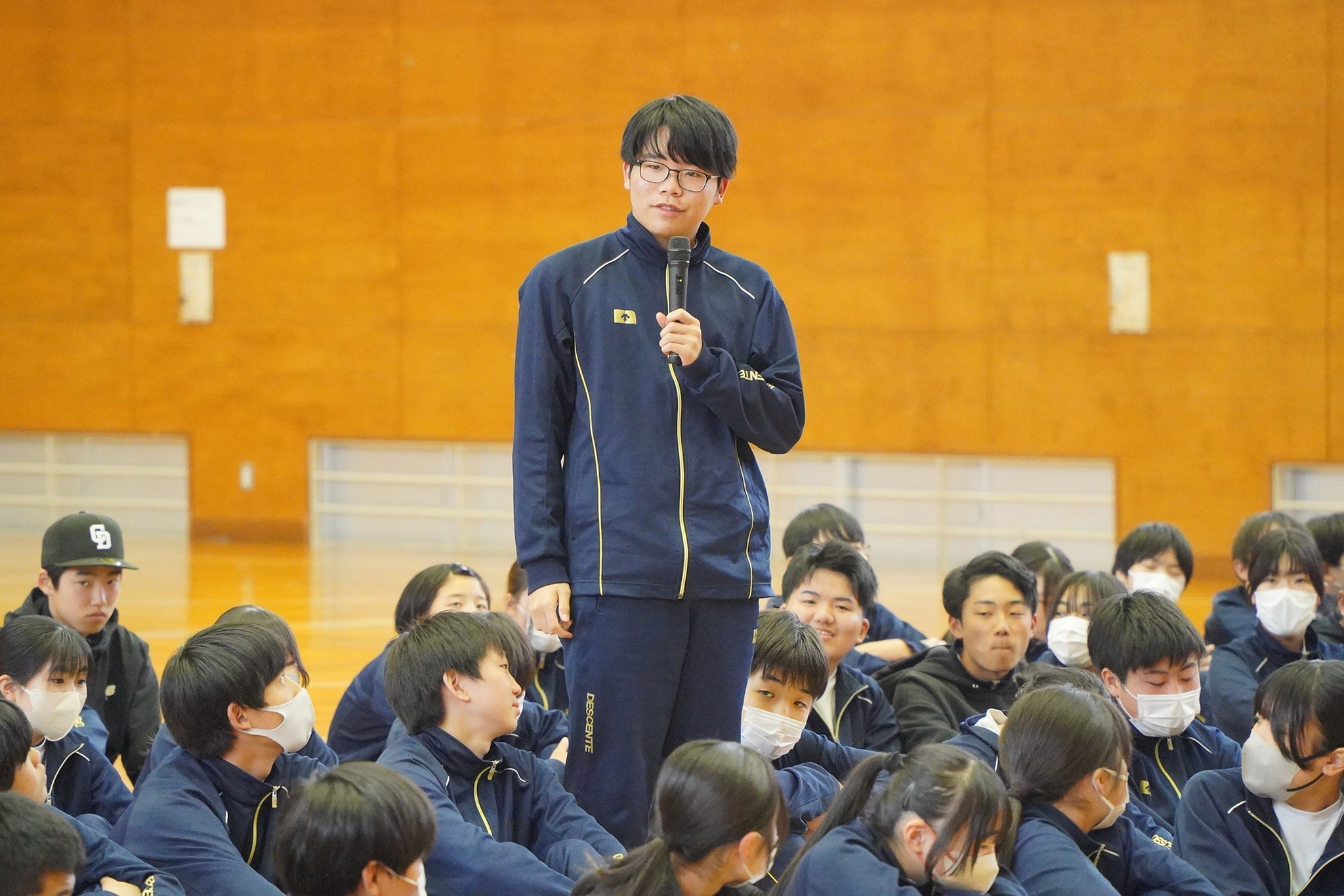 今年度の「古中マイプロ」実施に向けて講話