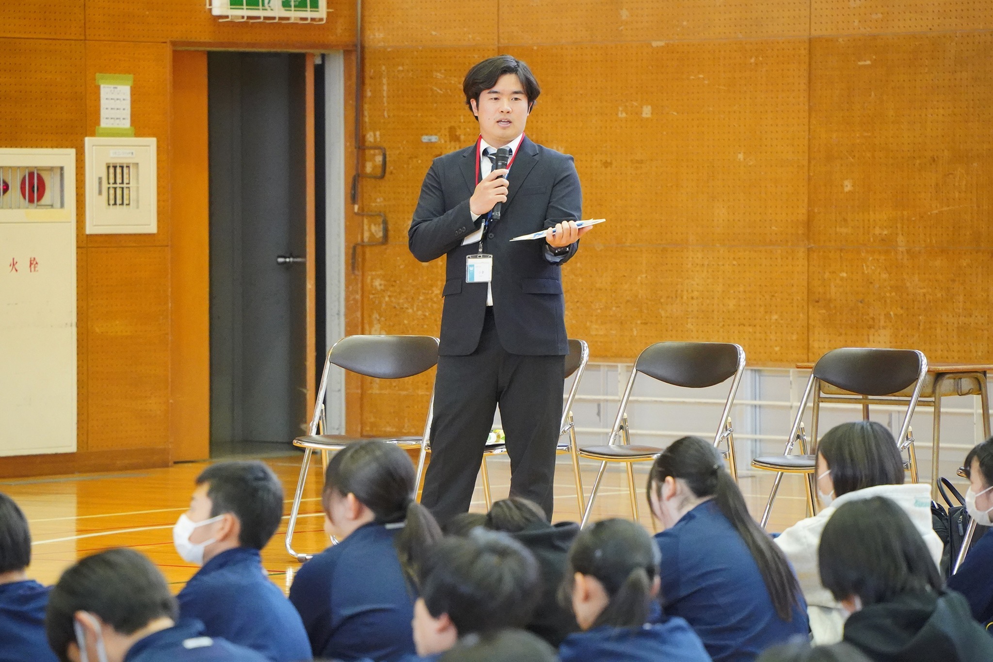 今年度の「古中マイプロ」実施に向けて講話