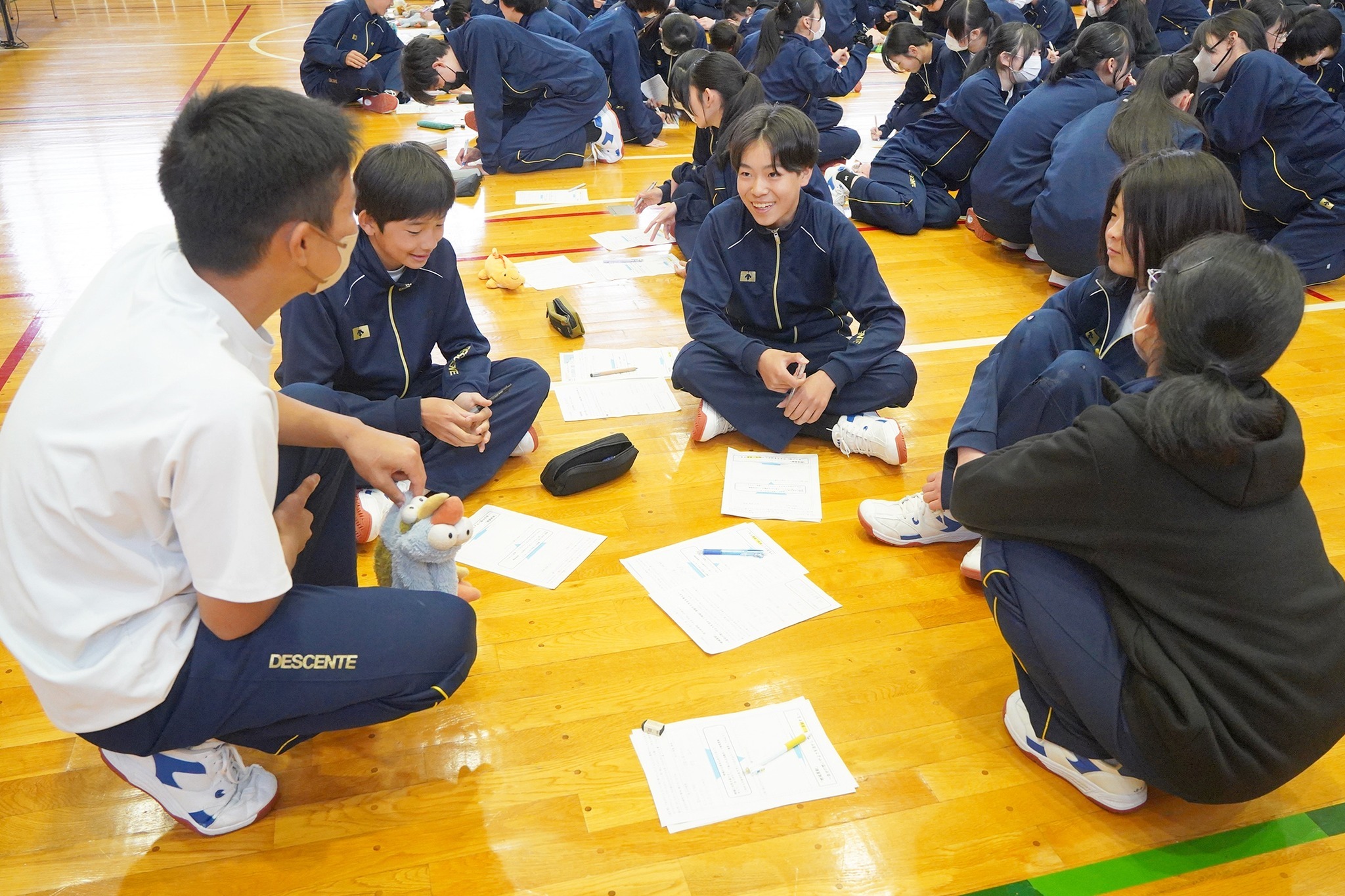 今年度の「古中マイプロ」実施に向けて講話