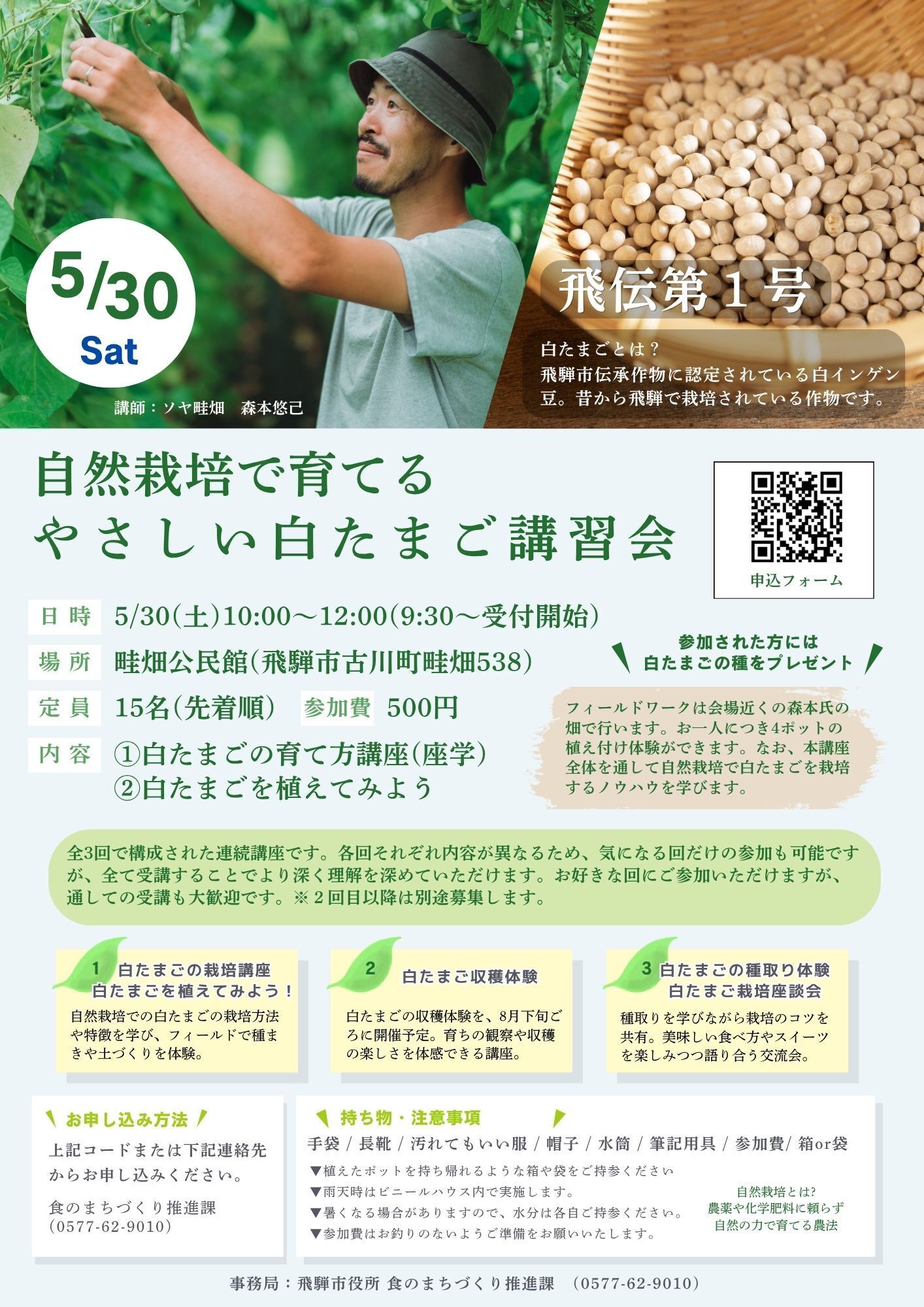 白たまごチラシ