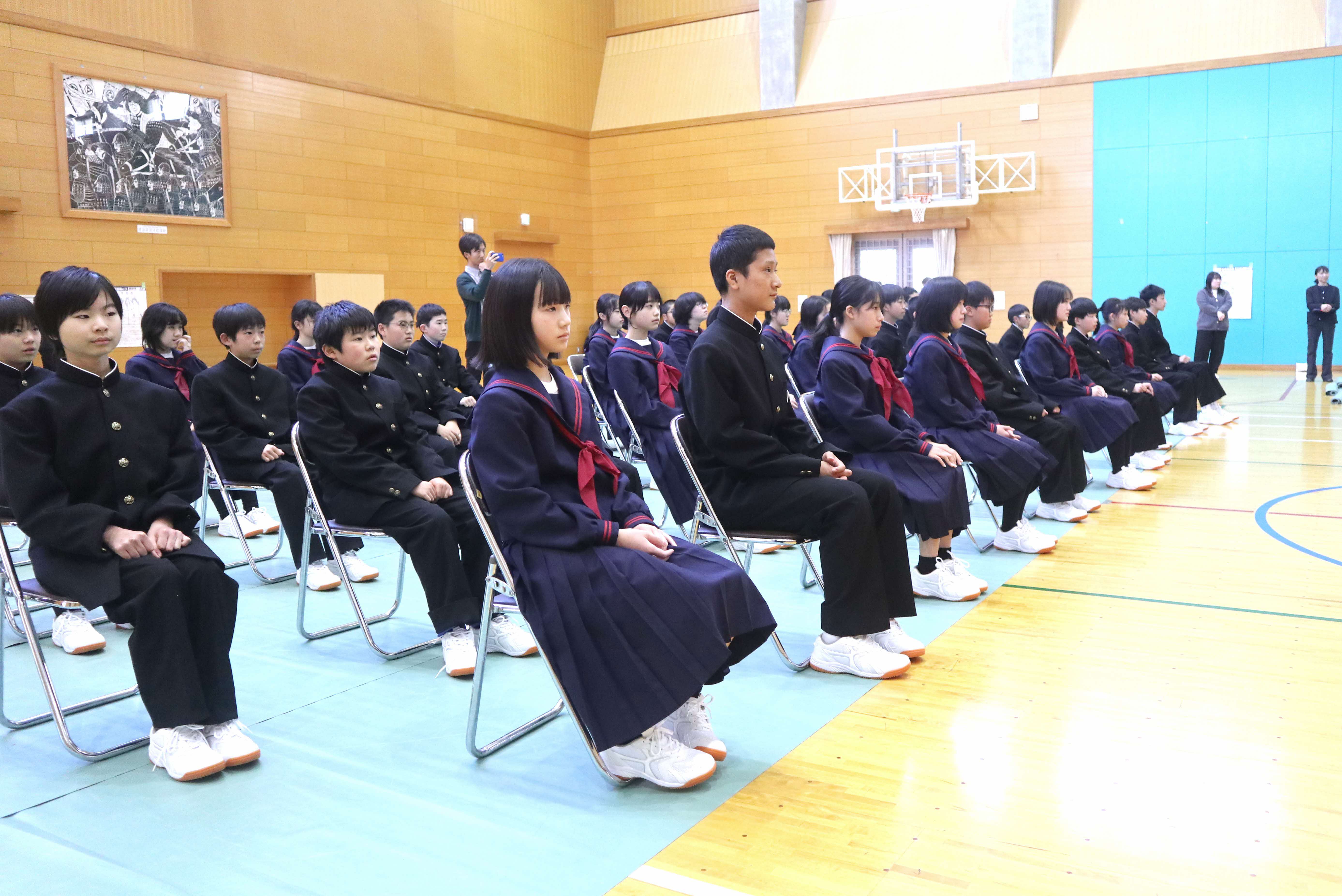 ようこそ！神岡中へ…生徒会が「新入生歓迎会」を開催