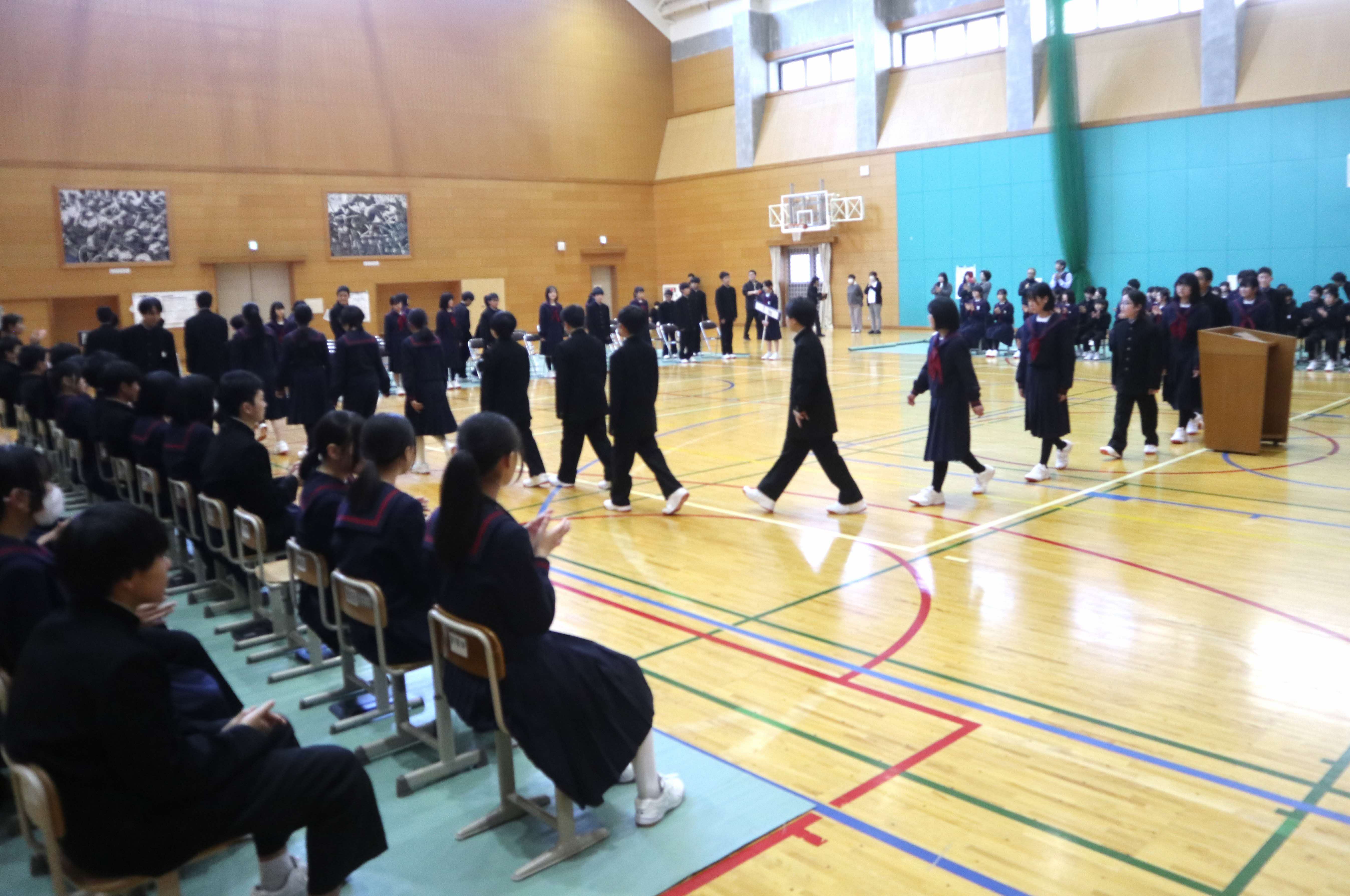 ようこそ！神岡中へ…生徒会が「新入生歓迎会」を開催