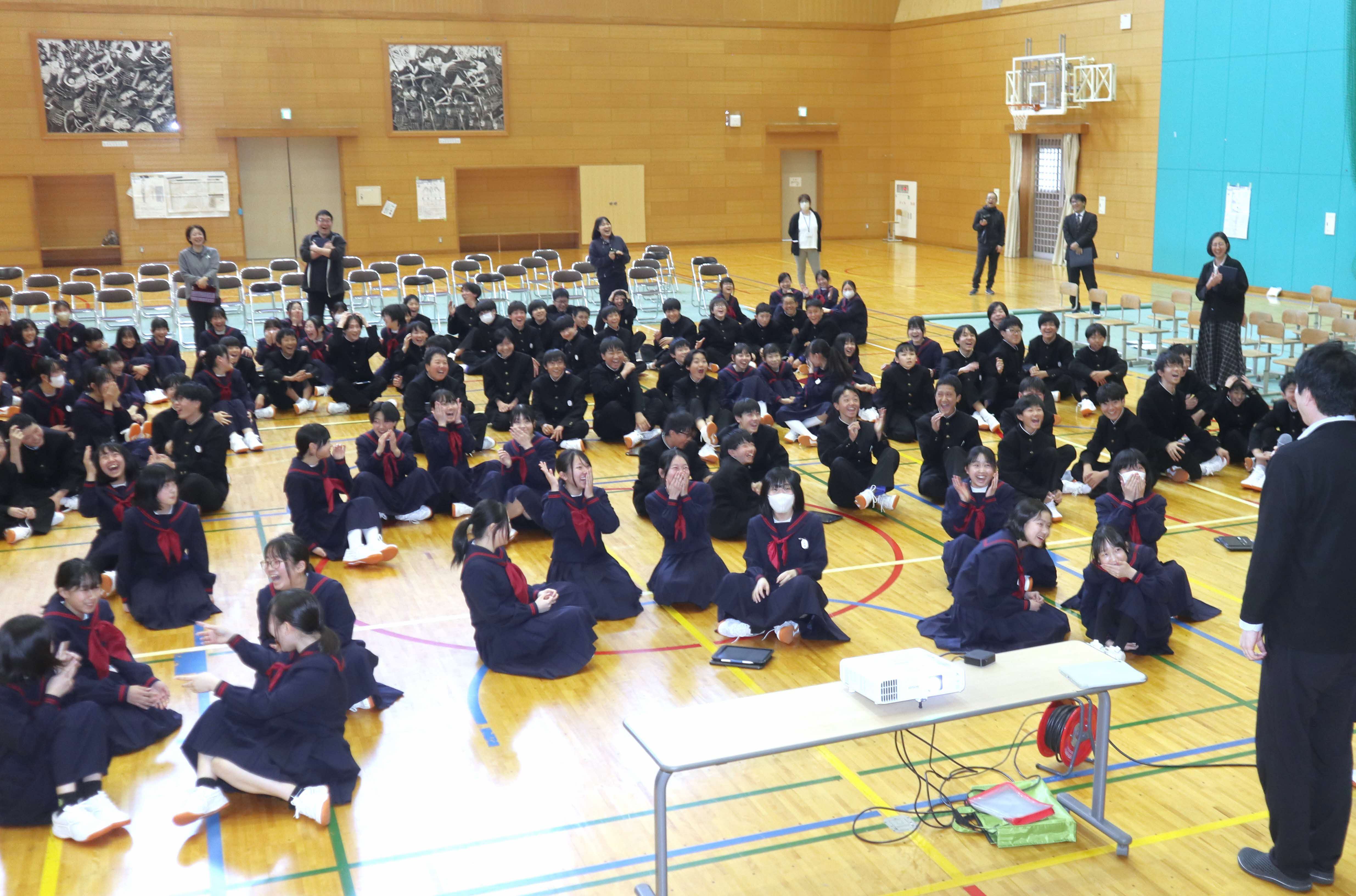 ようこそ！神岡中へ…生徒会が「新入生歓迎会」を開催
