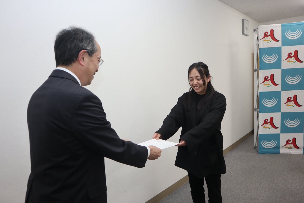 「庁内横断型プロジェクト」委嘱状交付式が開かれました
