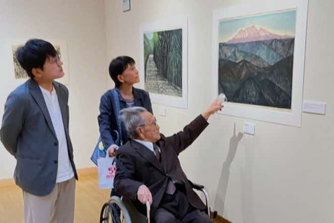 「袖垣治彦木版画展~飛騨の山々、渓流、高原を彫る」を開催