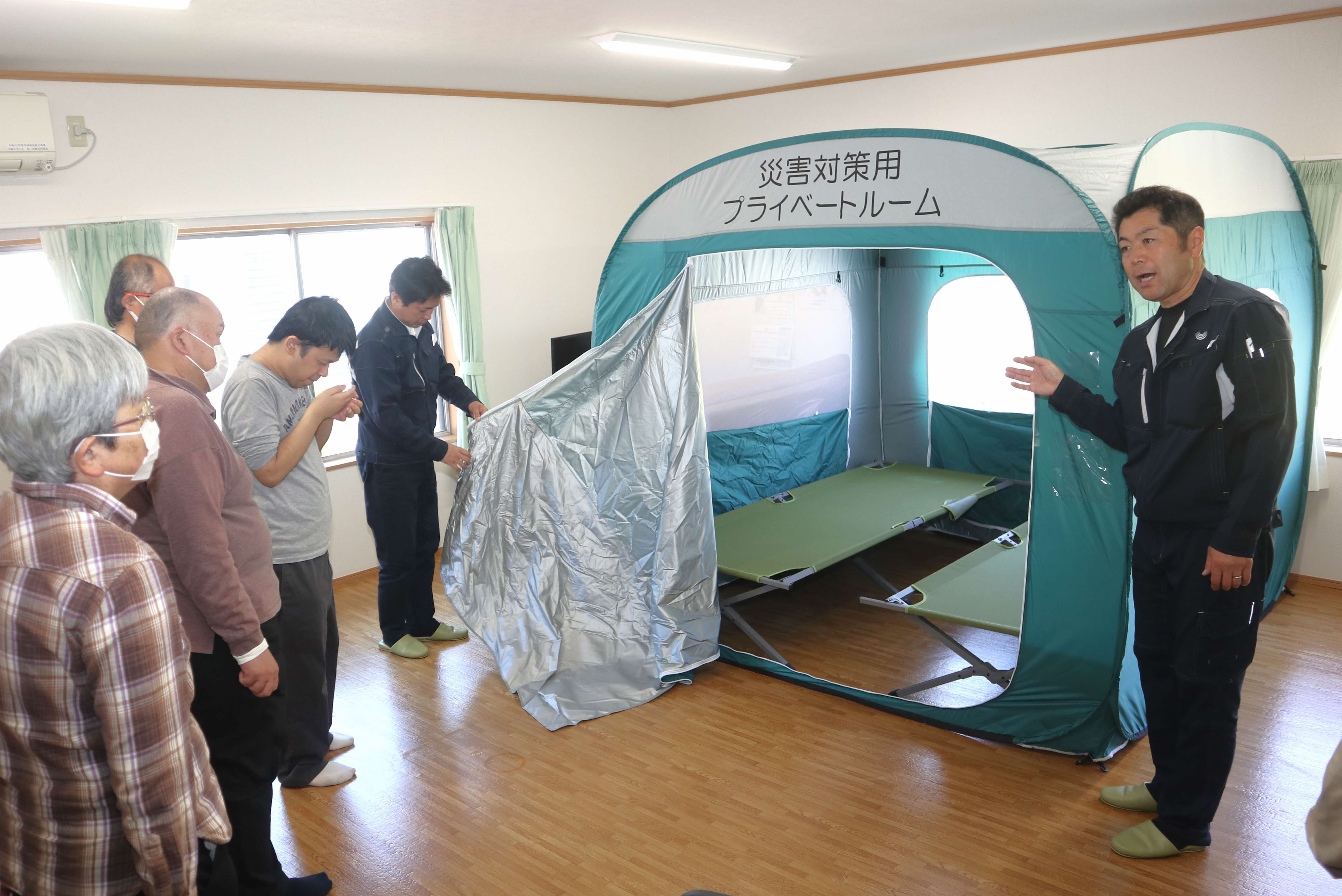 福祉施設利用者を対象に「防災研修会」を実施しました