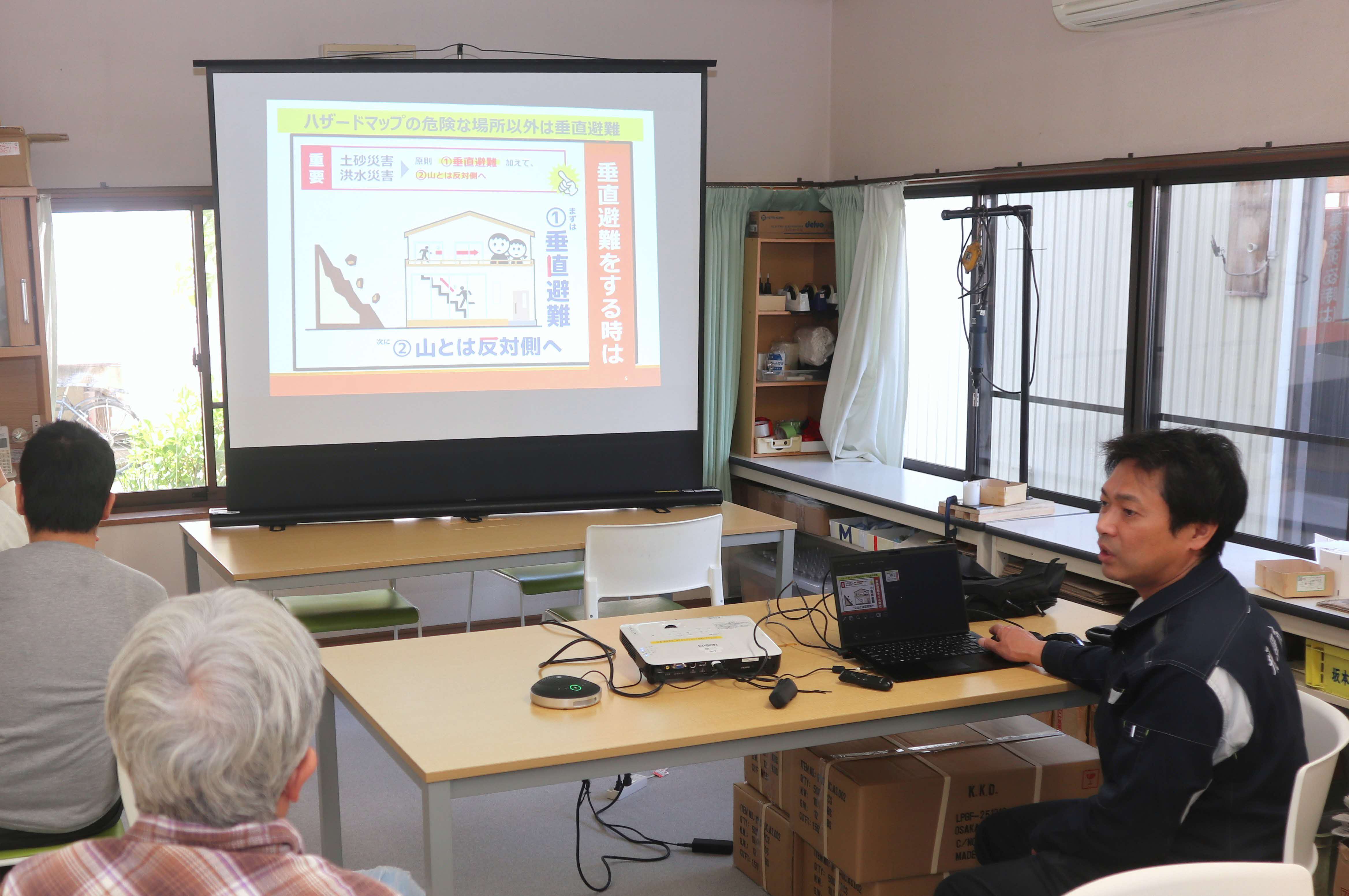 福祉施設利用者を対象に「防災研修会」を実施しました