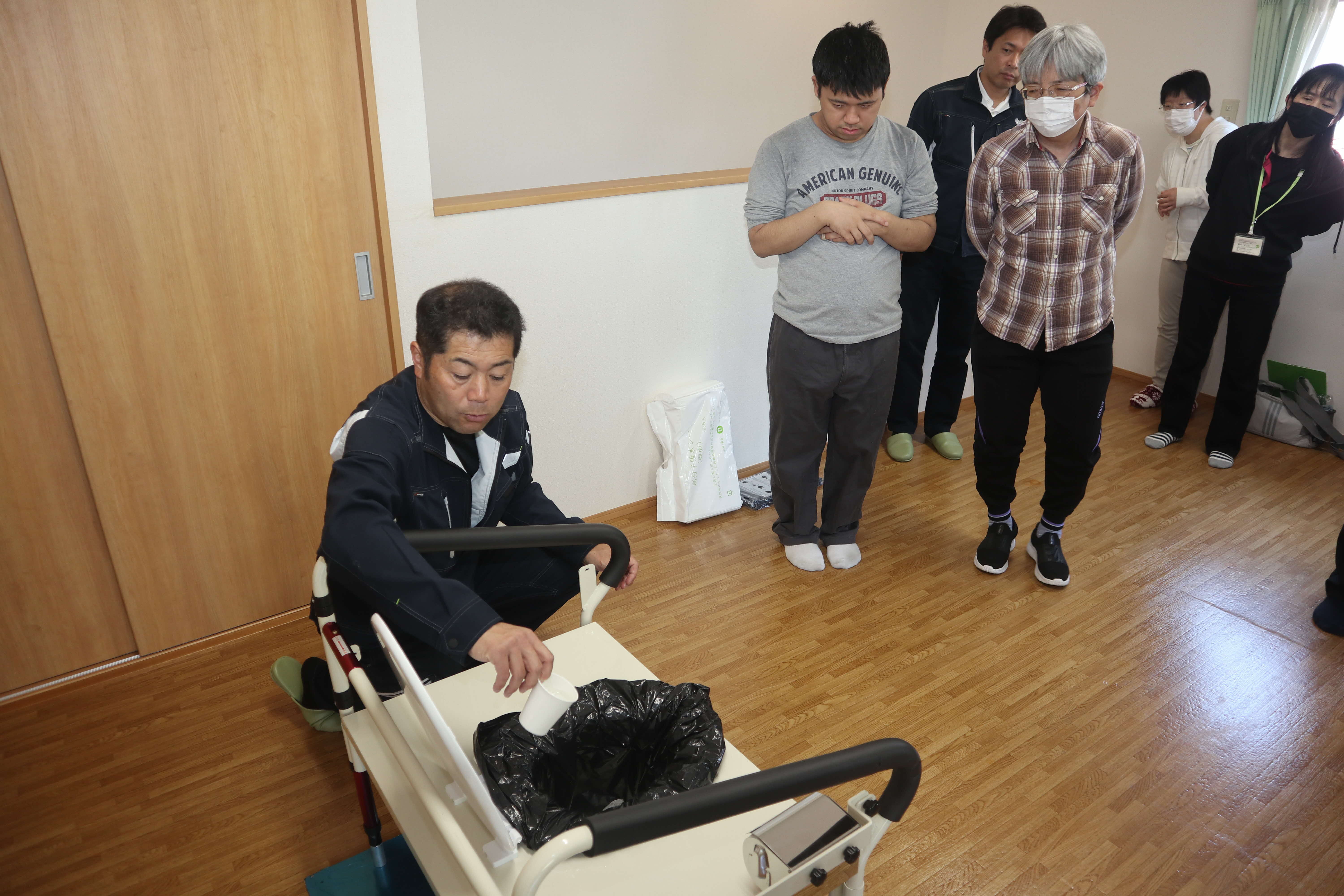 福祉施設利用者を対象に「防災研修会」を実施しました