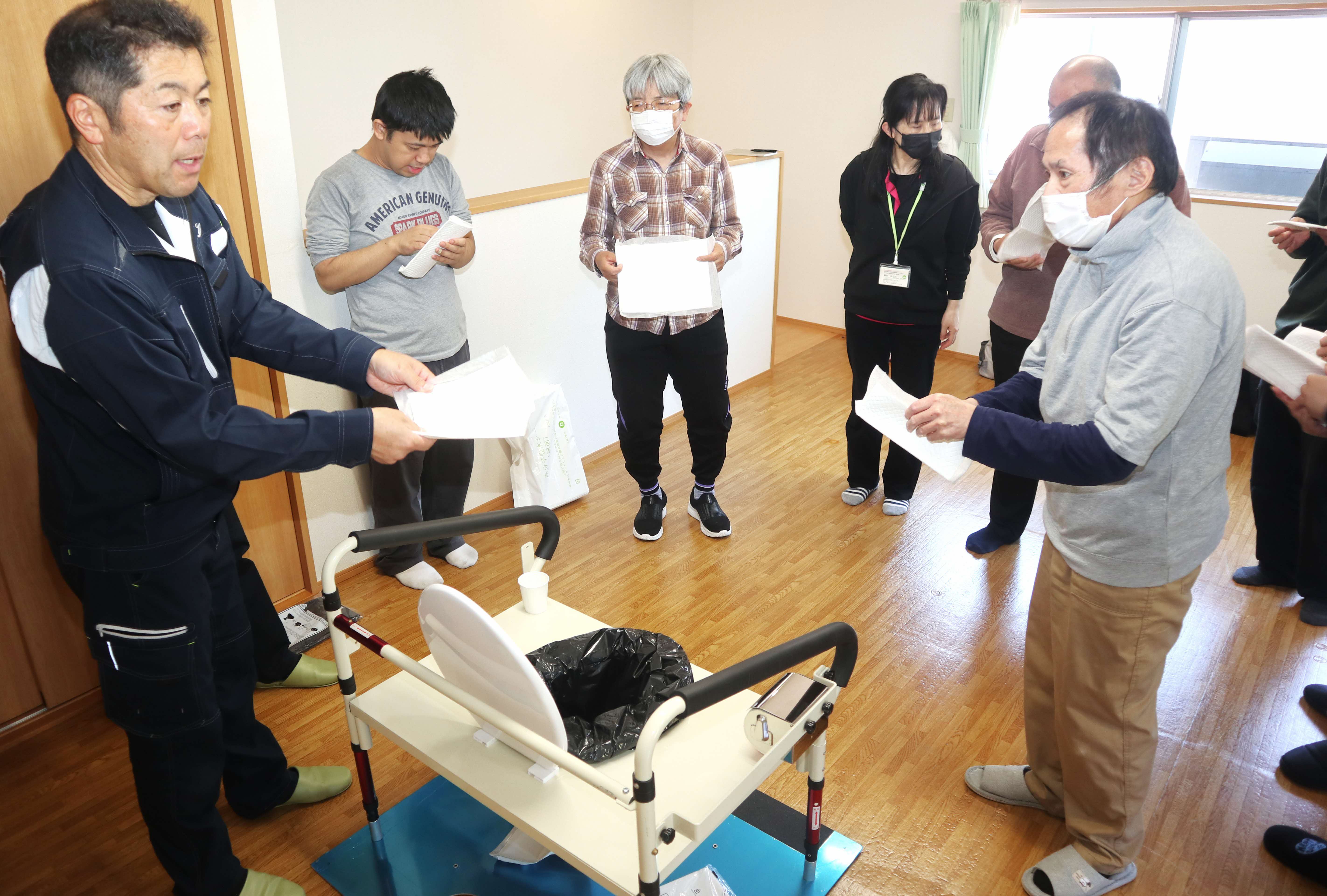 福祉施設利用者を対象に「防災研修会」を実施しました