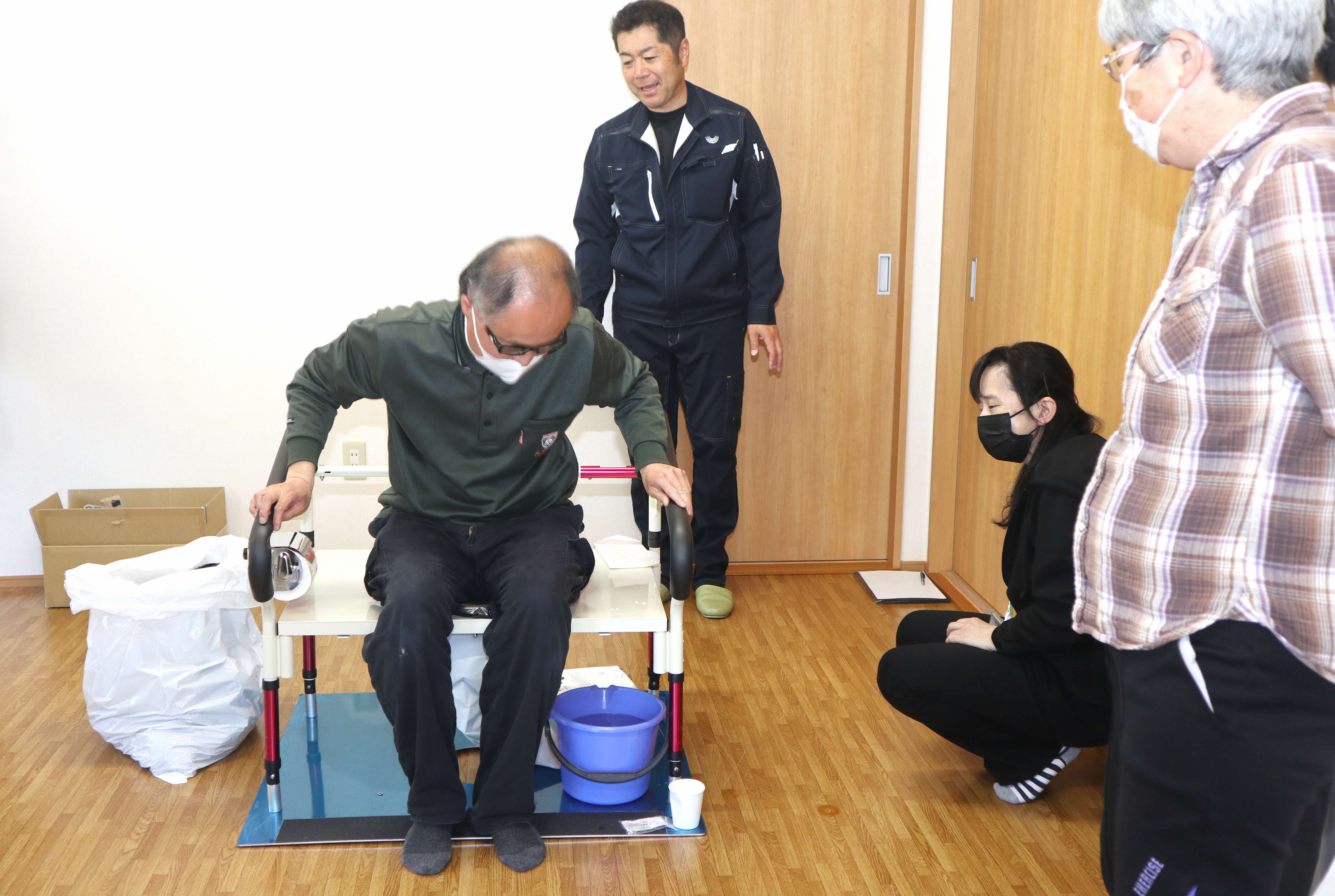 福祉施設利用者を対象に「防災研修会」を実施しました