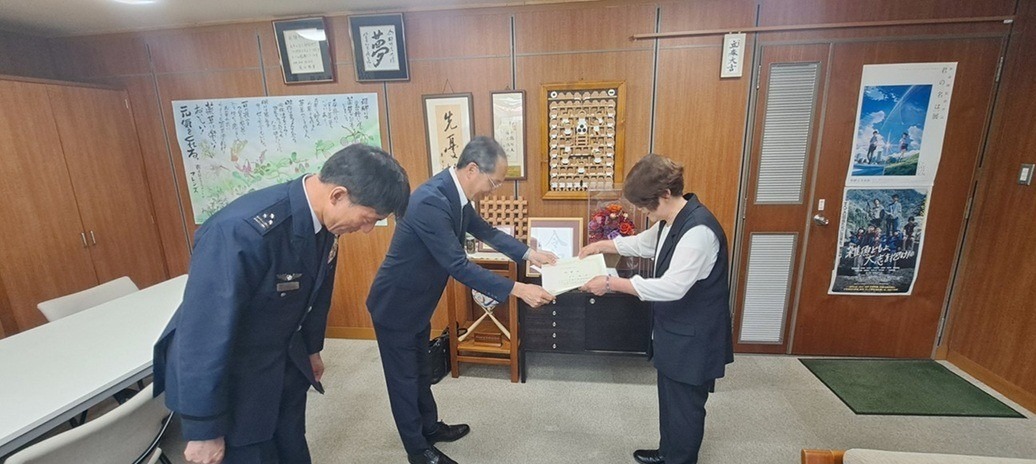 委嘱交付式の様子