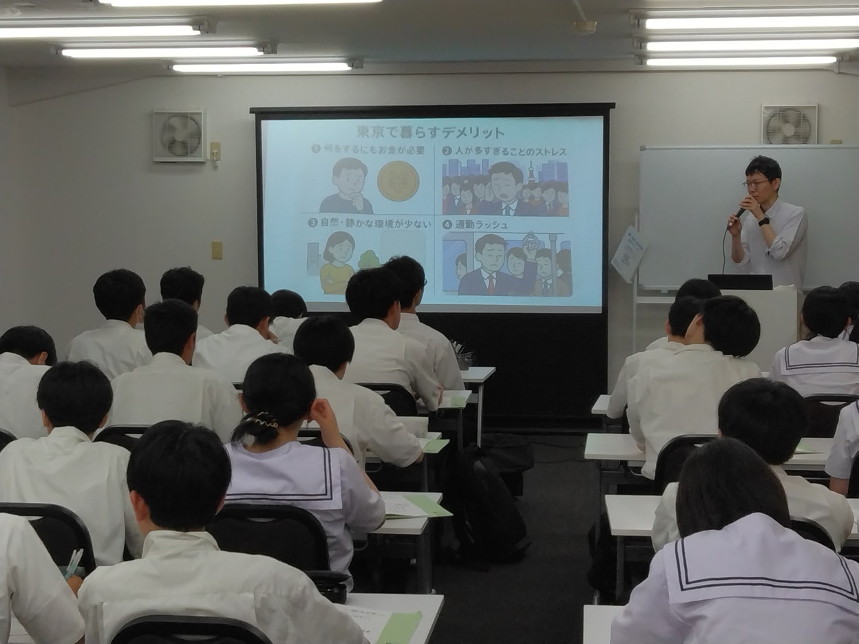 神岡中3年生が東京への修学旅行で生き方講話の聴講や探Q学習を行いました
