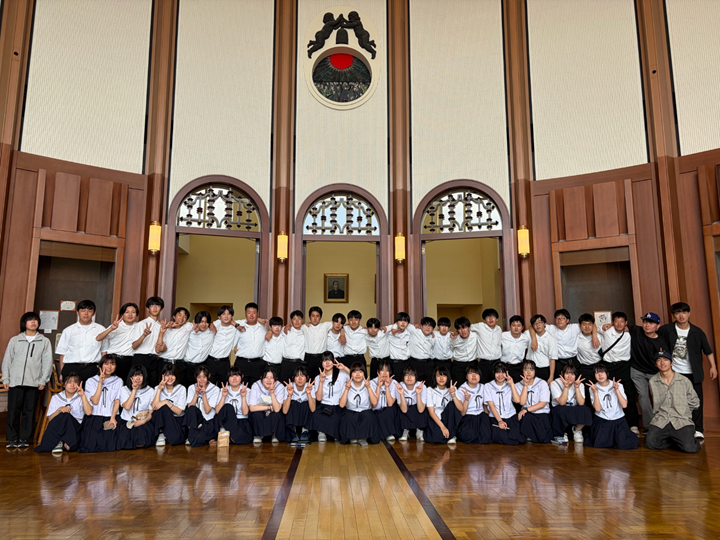 神岡中3年生が東京への修学旅行で生き方講話の聴講や探Q学習を行いました
