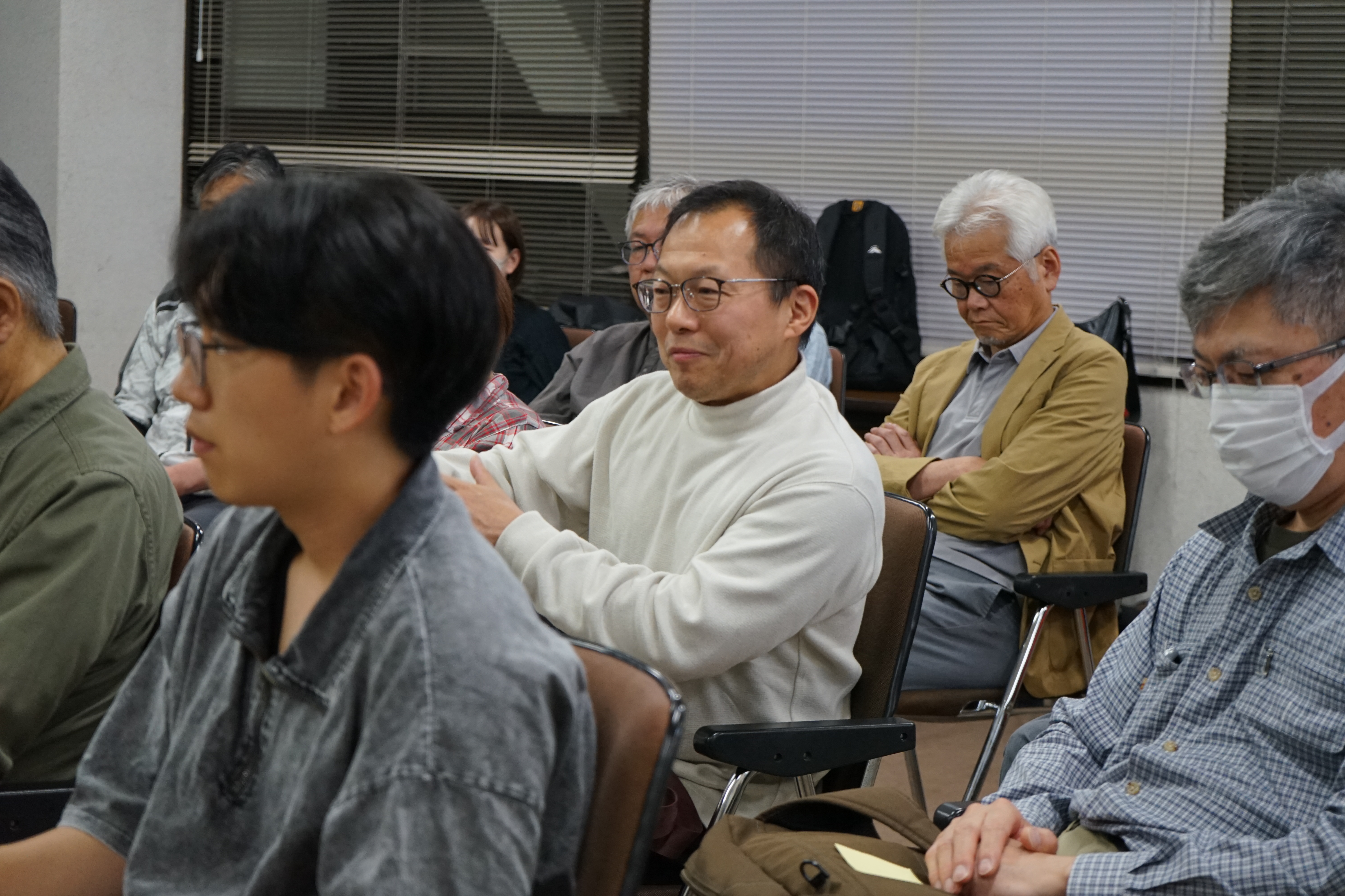 「都竹市長のほっとステーションひだ」を河合町で開催～新たな防災気象情報と避難行動を紹介