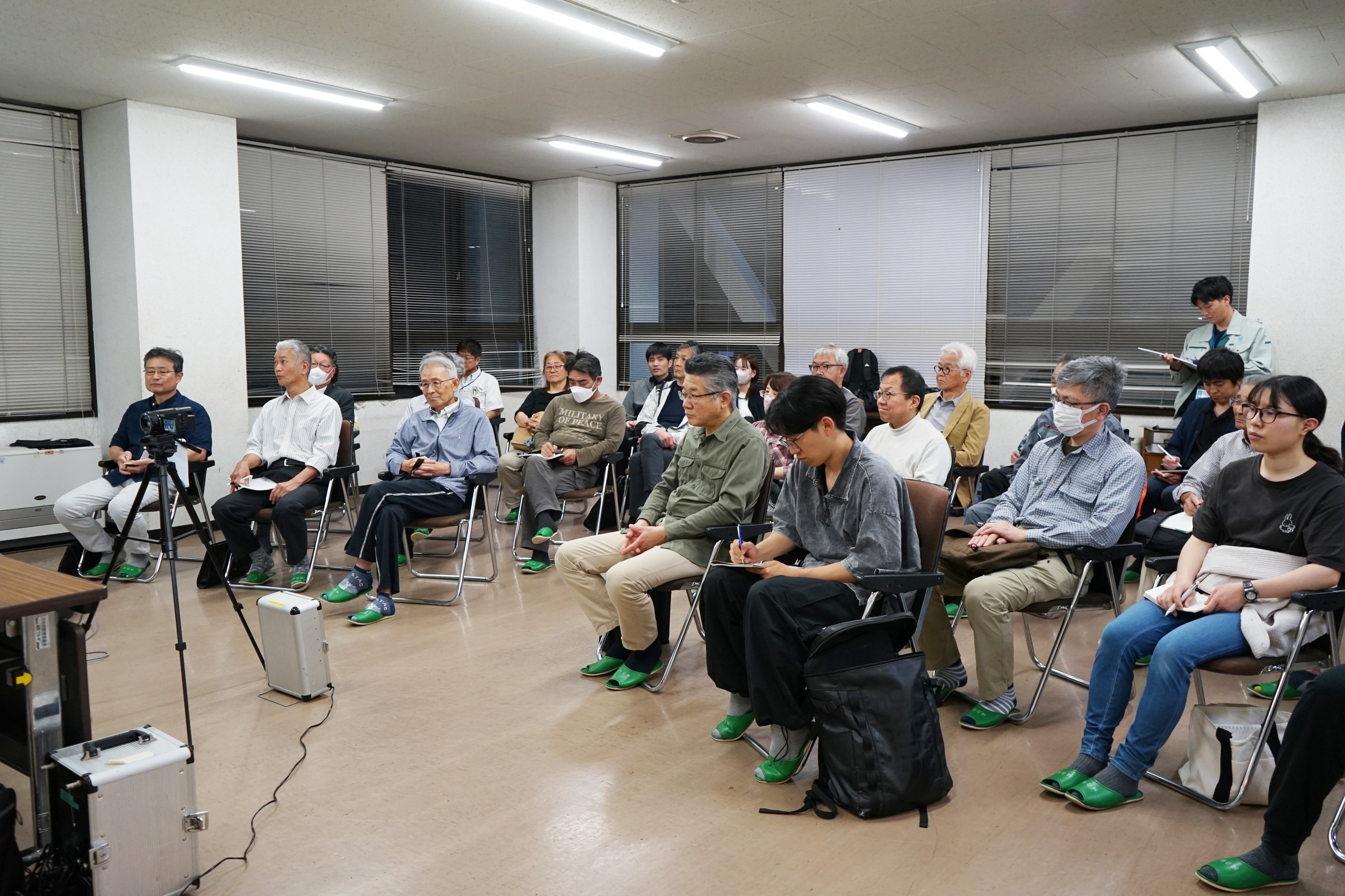 「都竹市長のほっとステーションひだ」を河合町で開催～新たな防災気象情報と避難行動を紹介