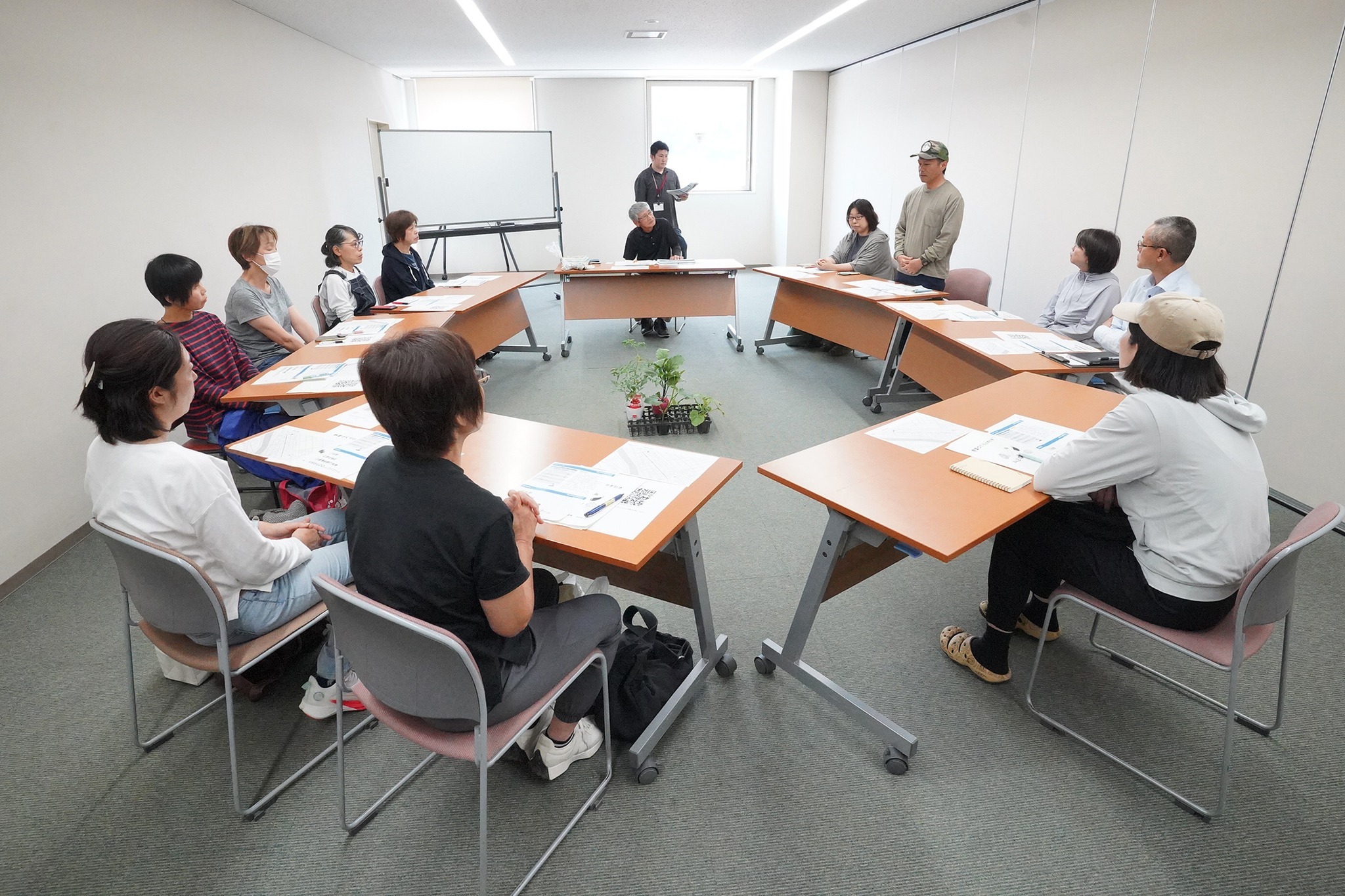 初心者向け農業講習会が始まりました