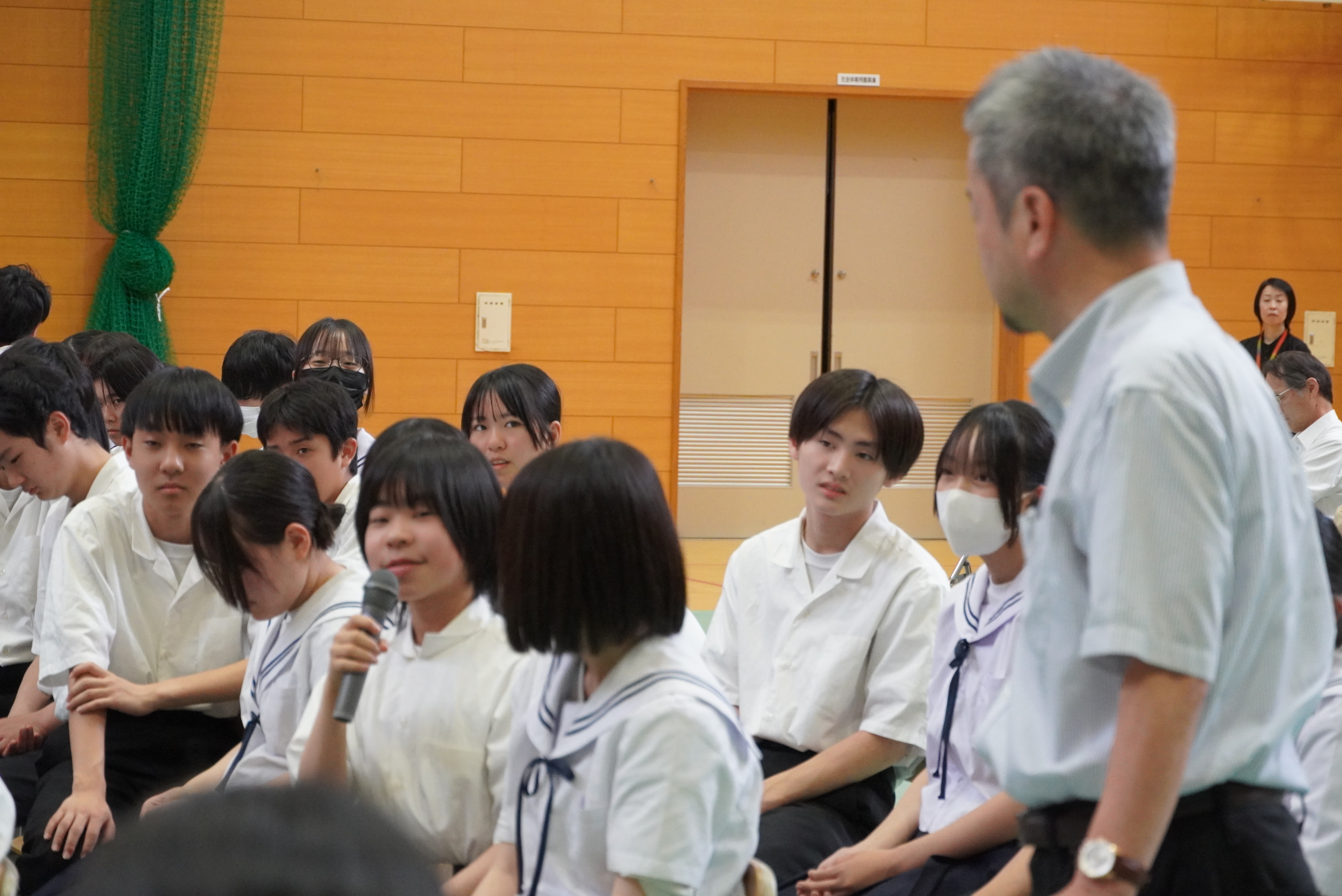 神岡中学校で「山と宇宙と希望の学校」が開催されました