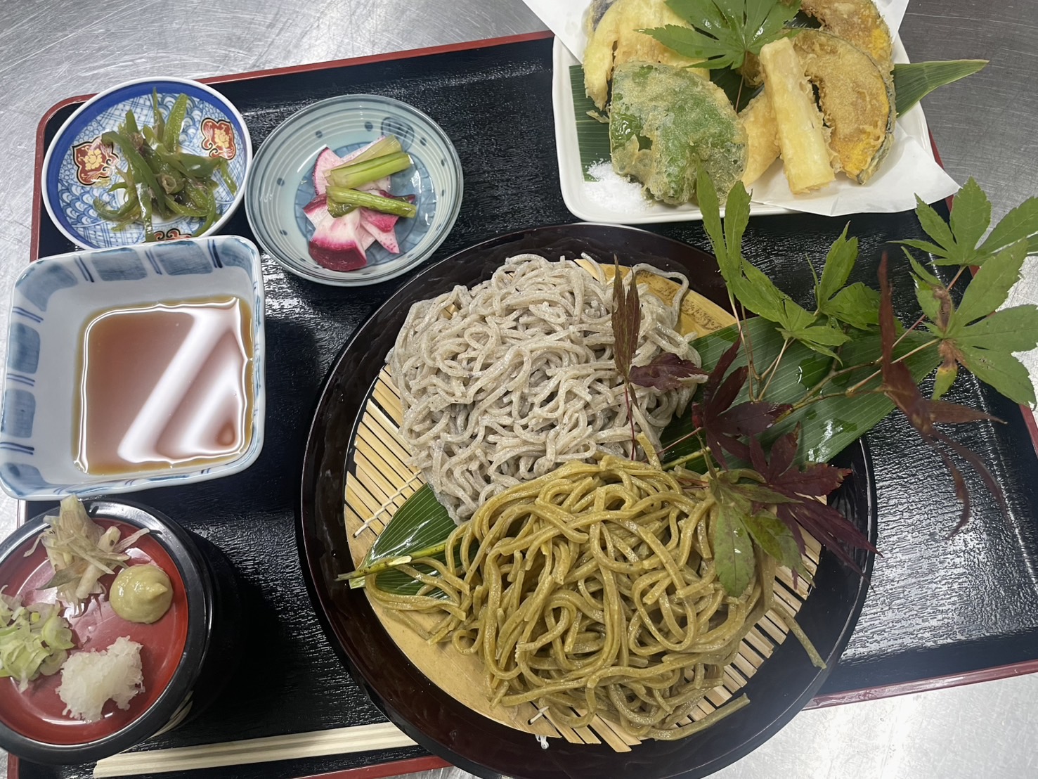 地元食材を使った食事