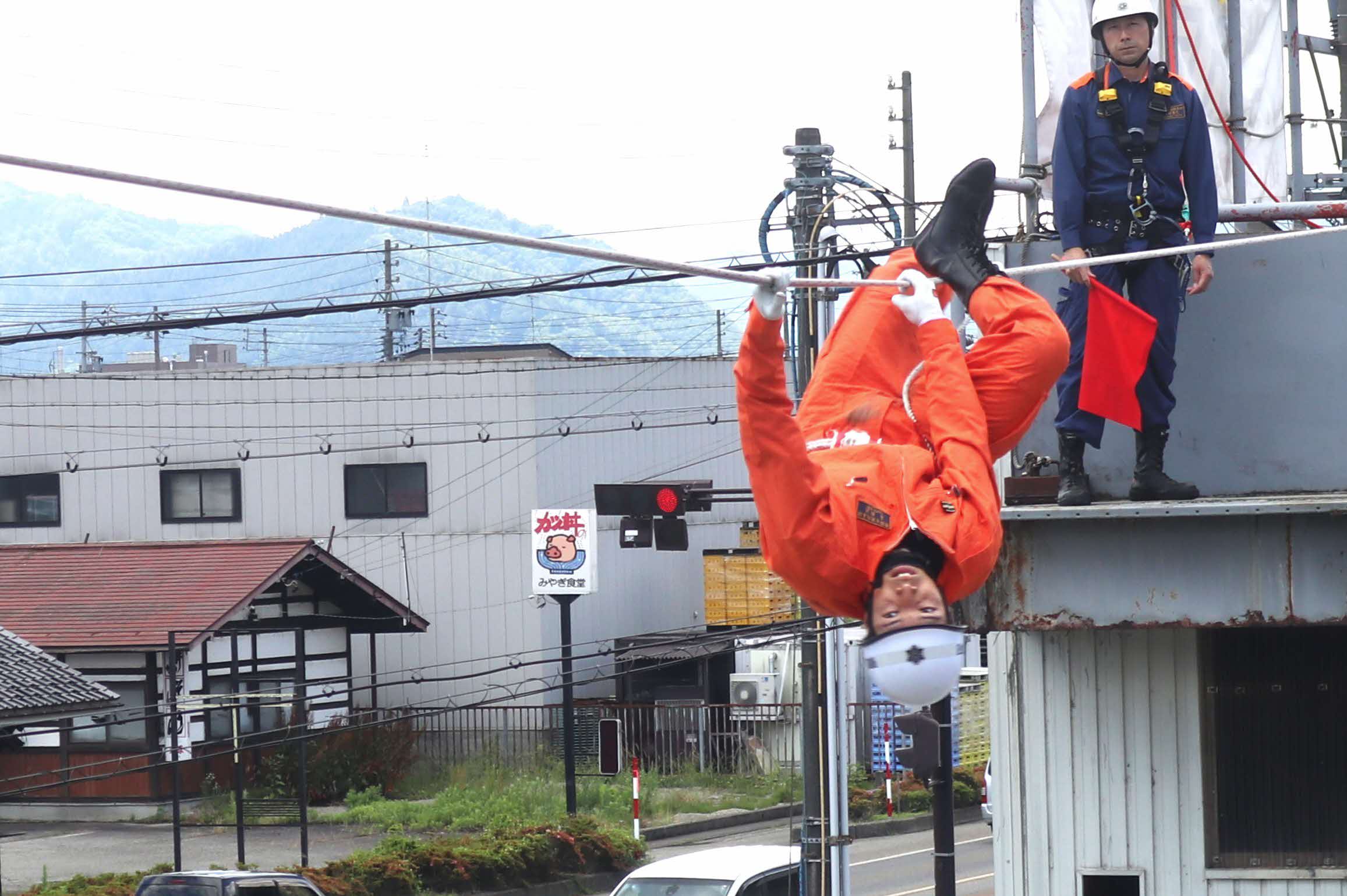飛騨市消防本部が「第54回消防救助技術東海地区指導会」選手選考会を実施