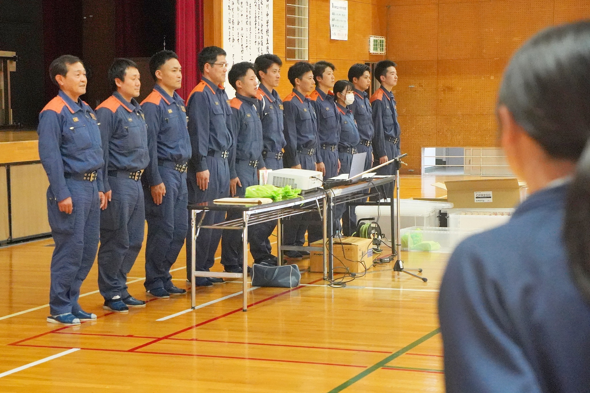 古川中学校で「ジュニアパラメディックプロジェクト」を実施