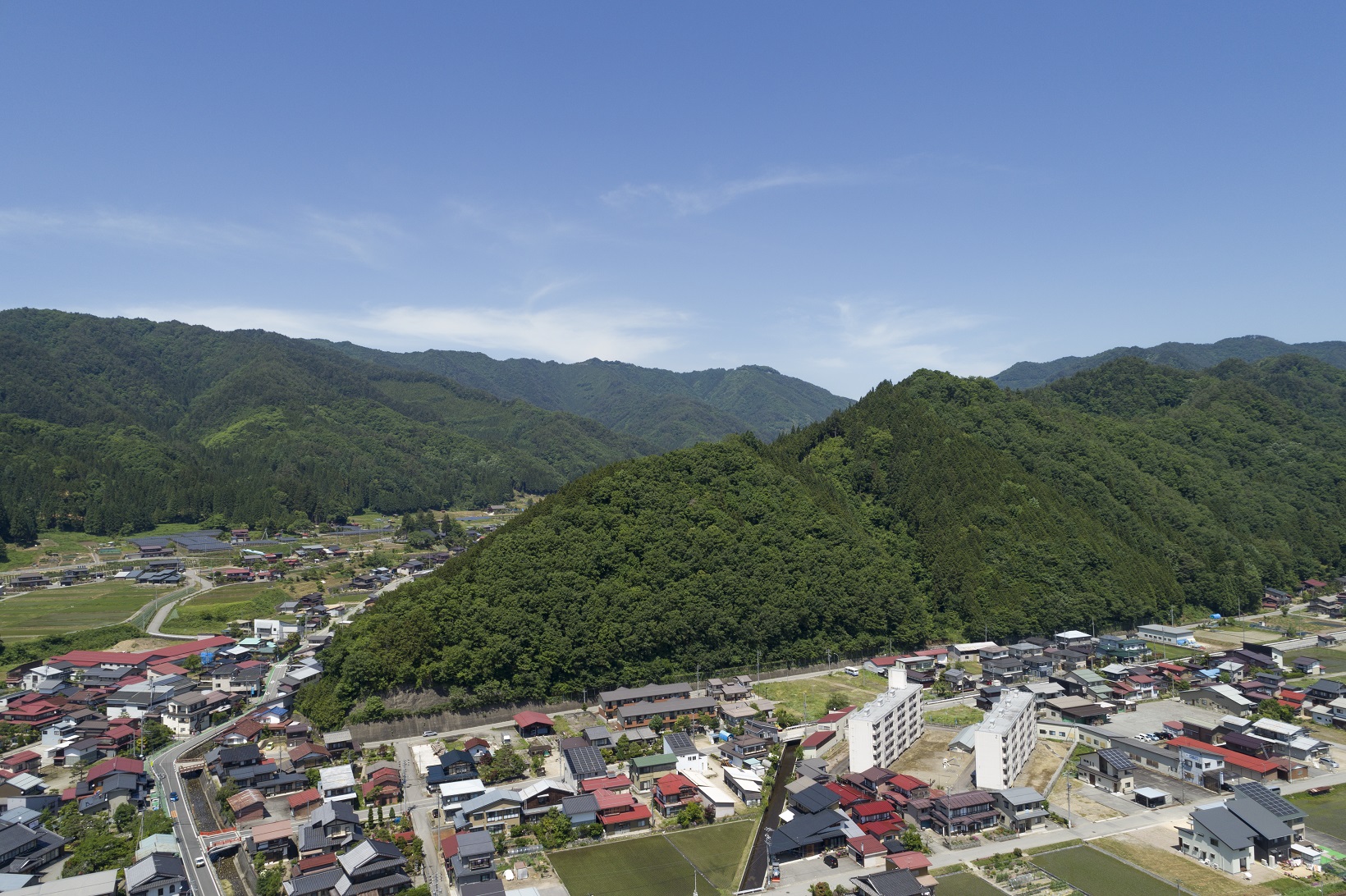 小島城航空写真